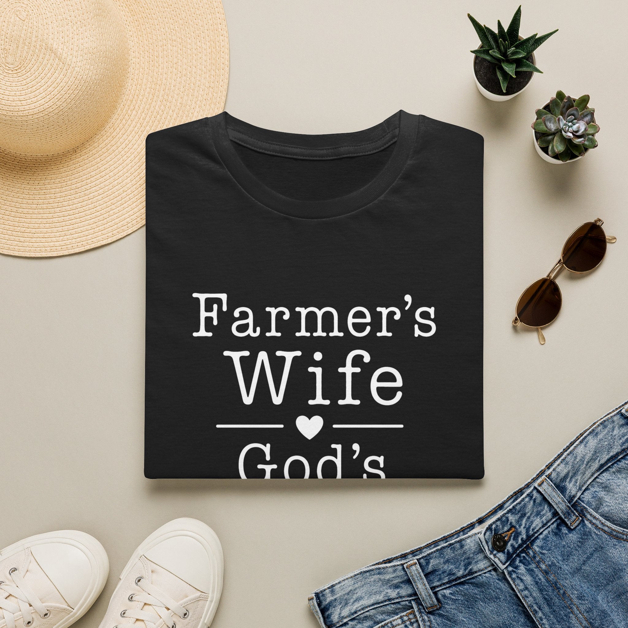 Farmer's Wife God's Daughter T-Shirt