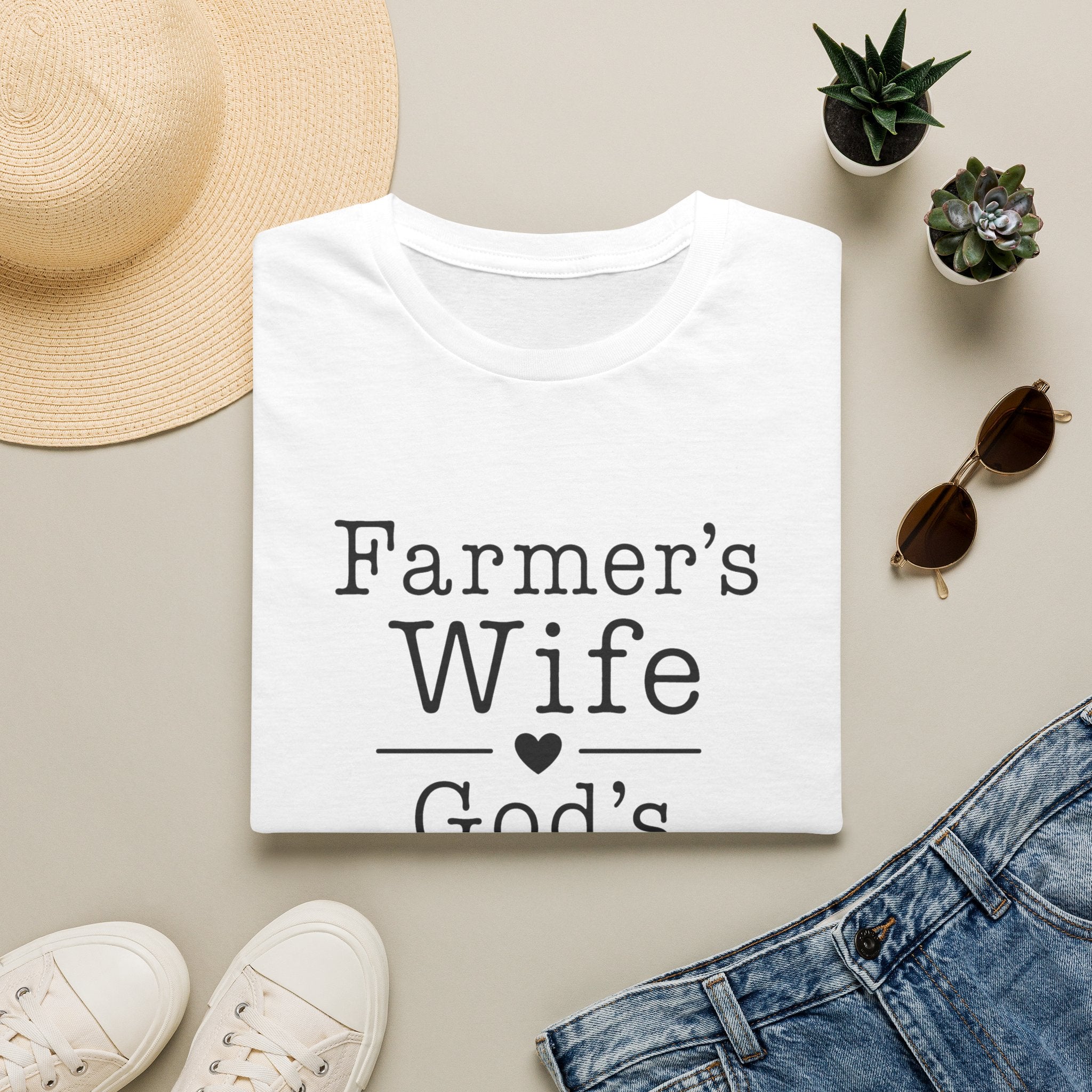 Farmer's Wife God's Daughter T-Shirt