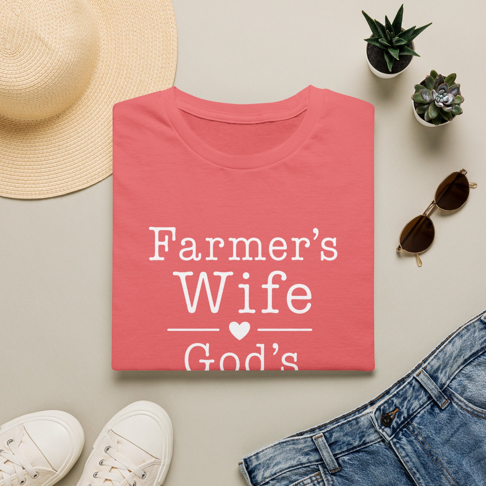 Farmer's Wife God's Daughter T-Shirt