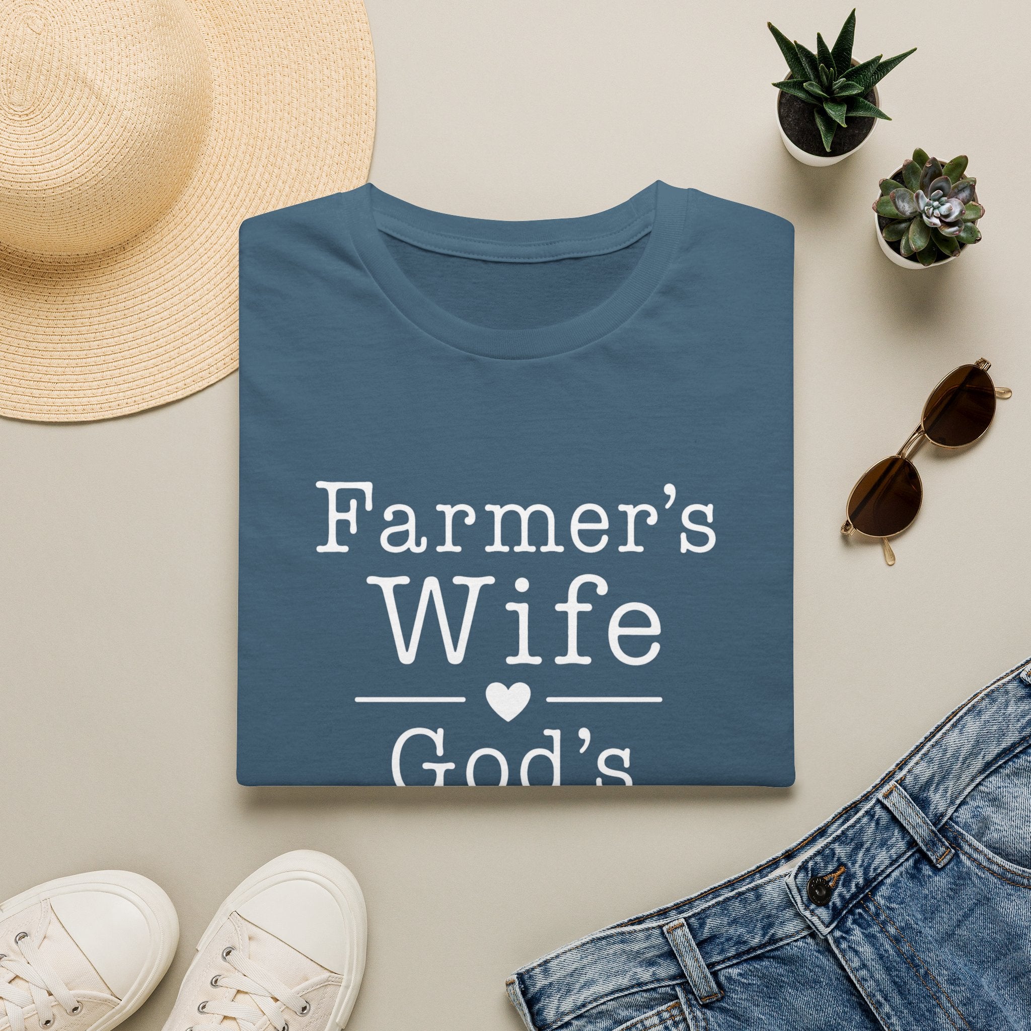 Farmer's Wife God's Daughter T-Shirt