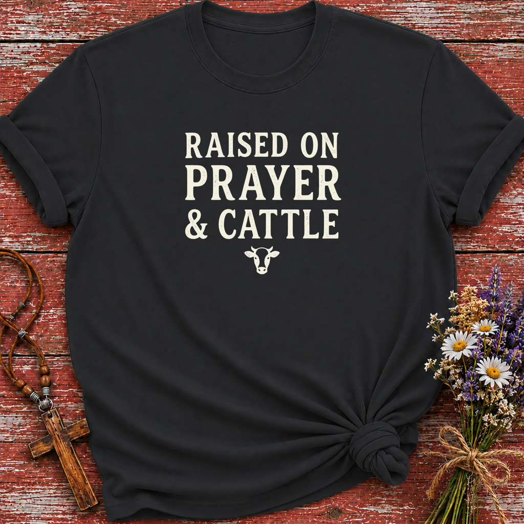 Raised On Prayer & Cattle T-Shirt