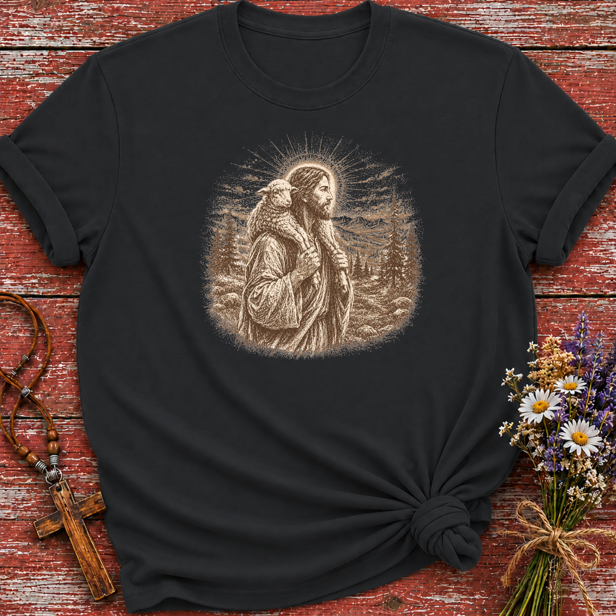 Jesus With Lamb T-Shirt
