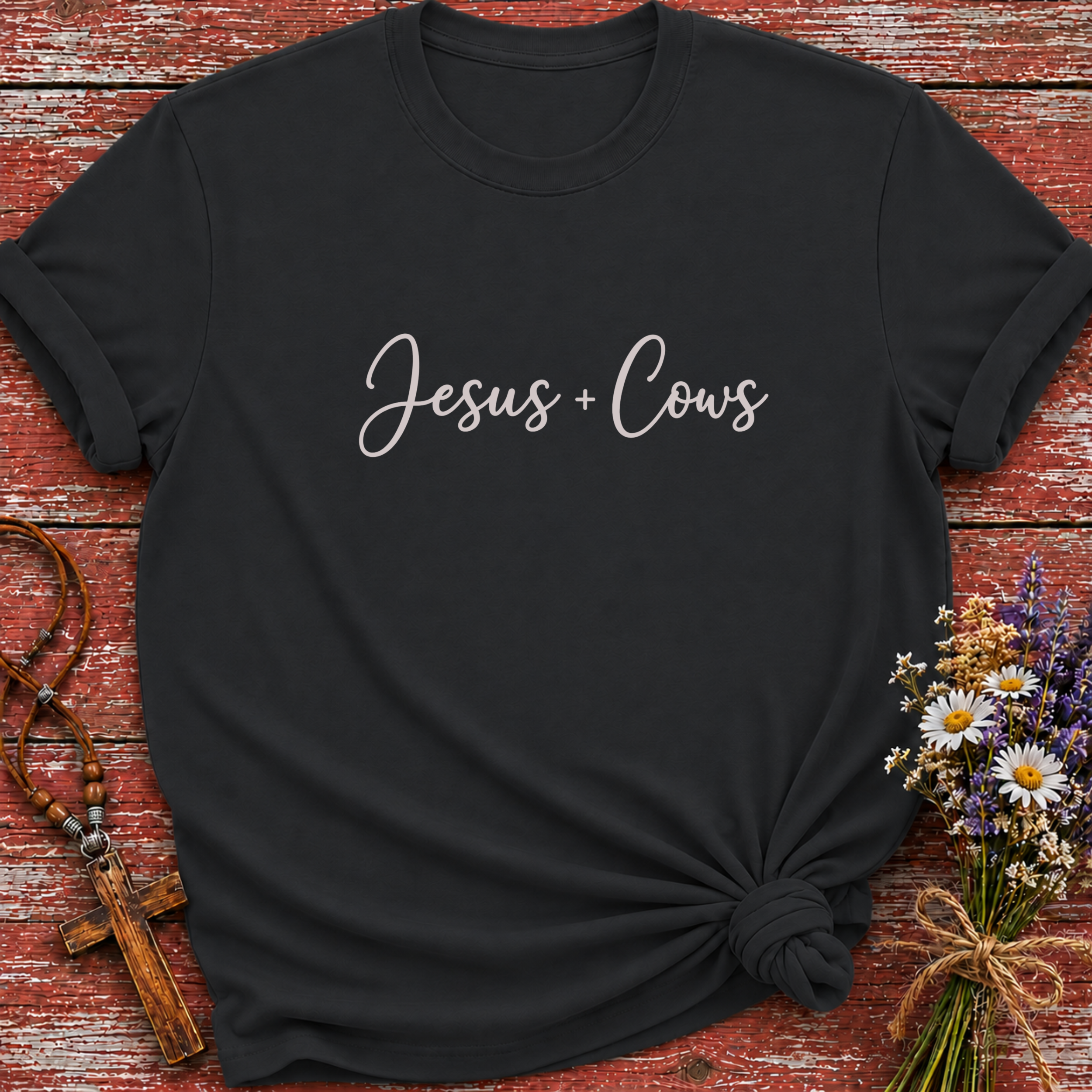 Jesus + Cows T-Shirt
