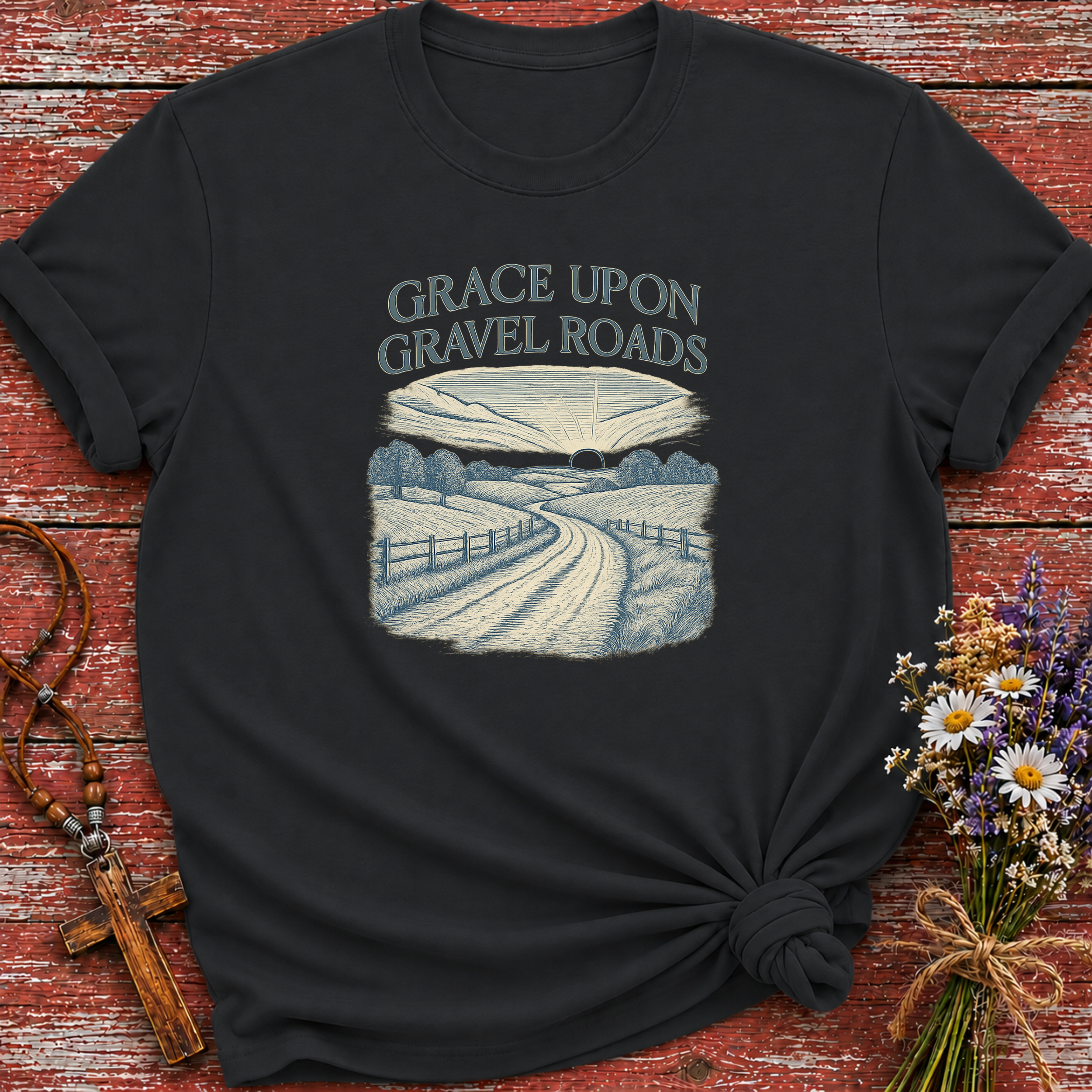 Grace Upon Gravel Roads T-Shirt