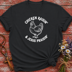 Chicken Raisin & Jesus Praisin T-Shirt