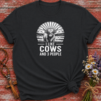I Like Cows and 3 People T-Shirt
