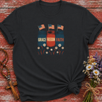 Vintage Mason Jars With USA Flag T-Shirt