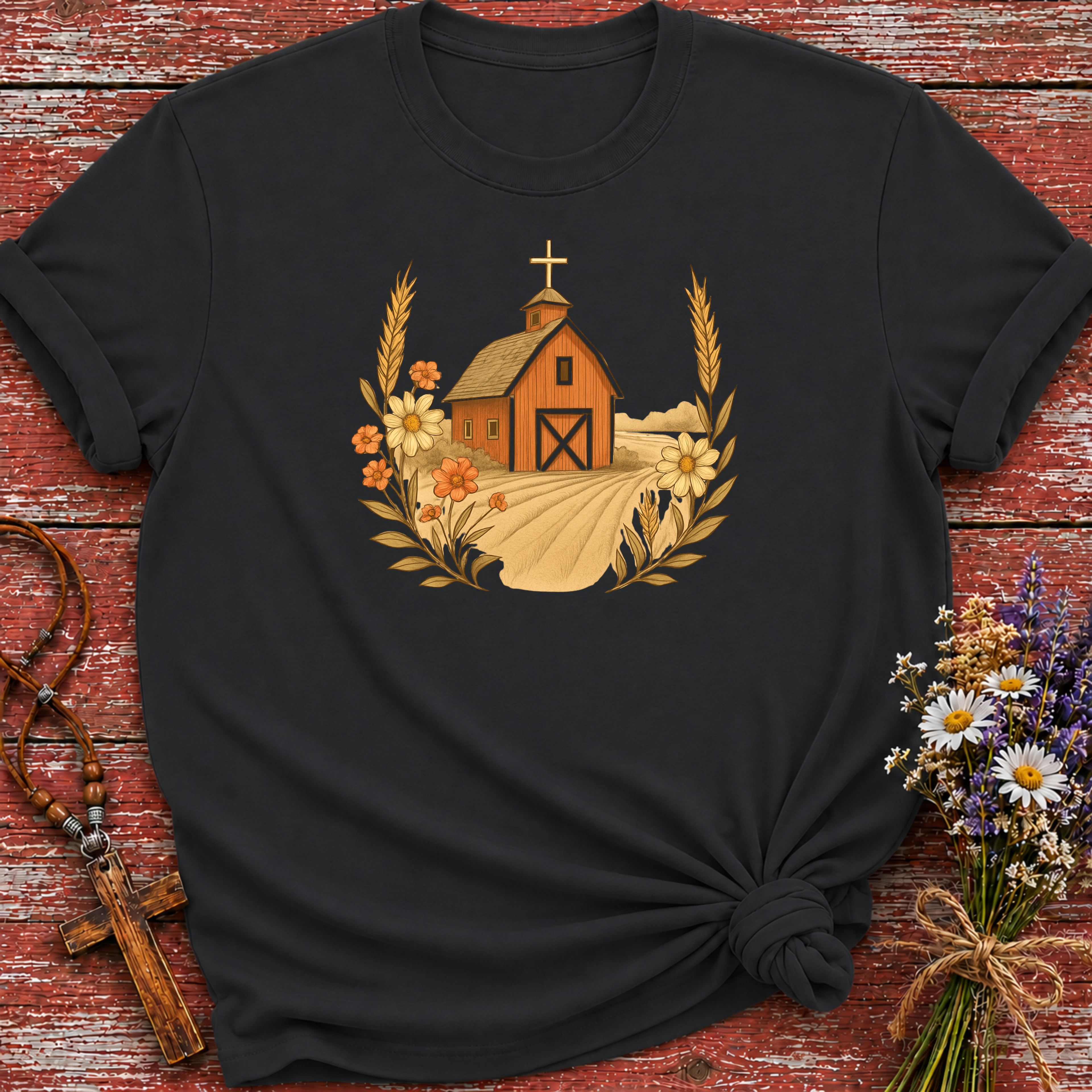 Barn Cross T-Shirt