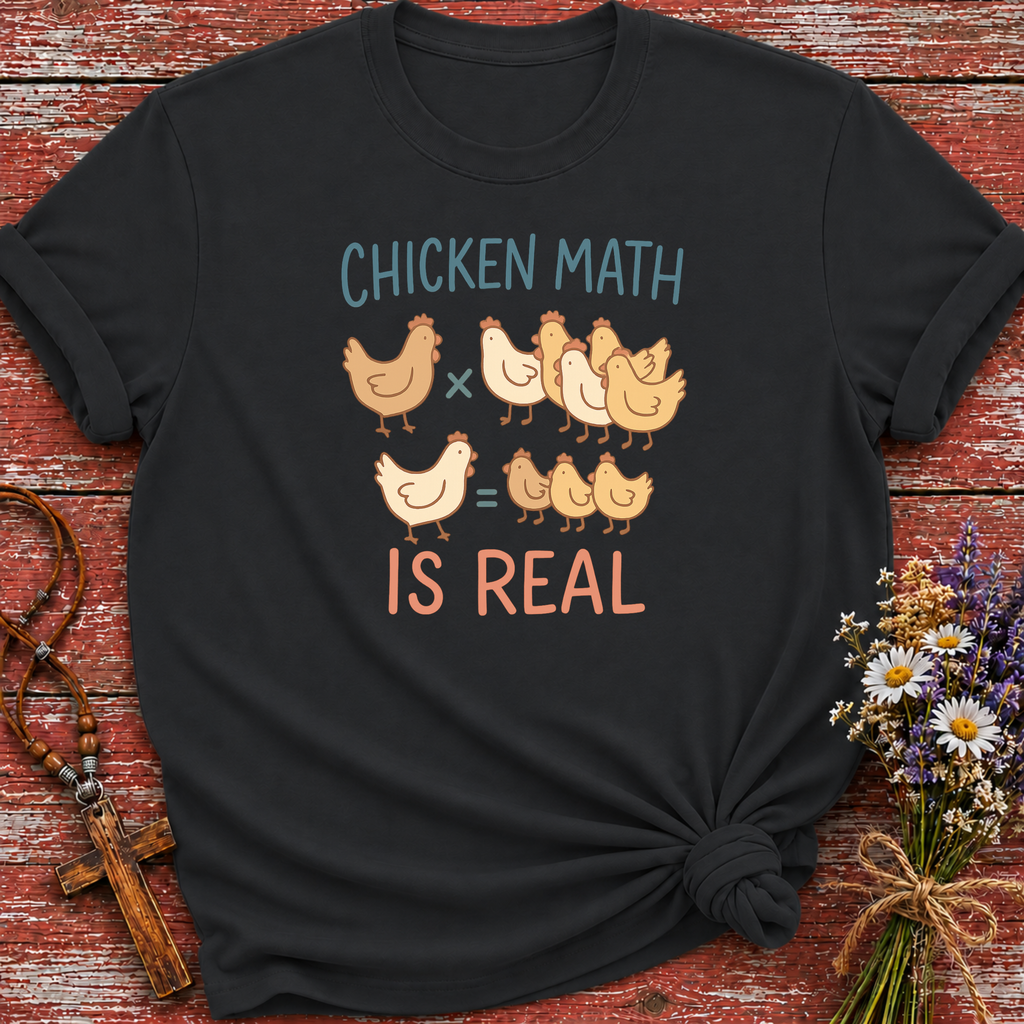 Chicken Math is Real T-Shirt