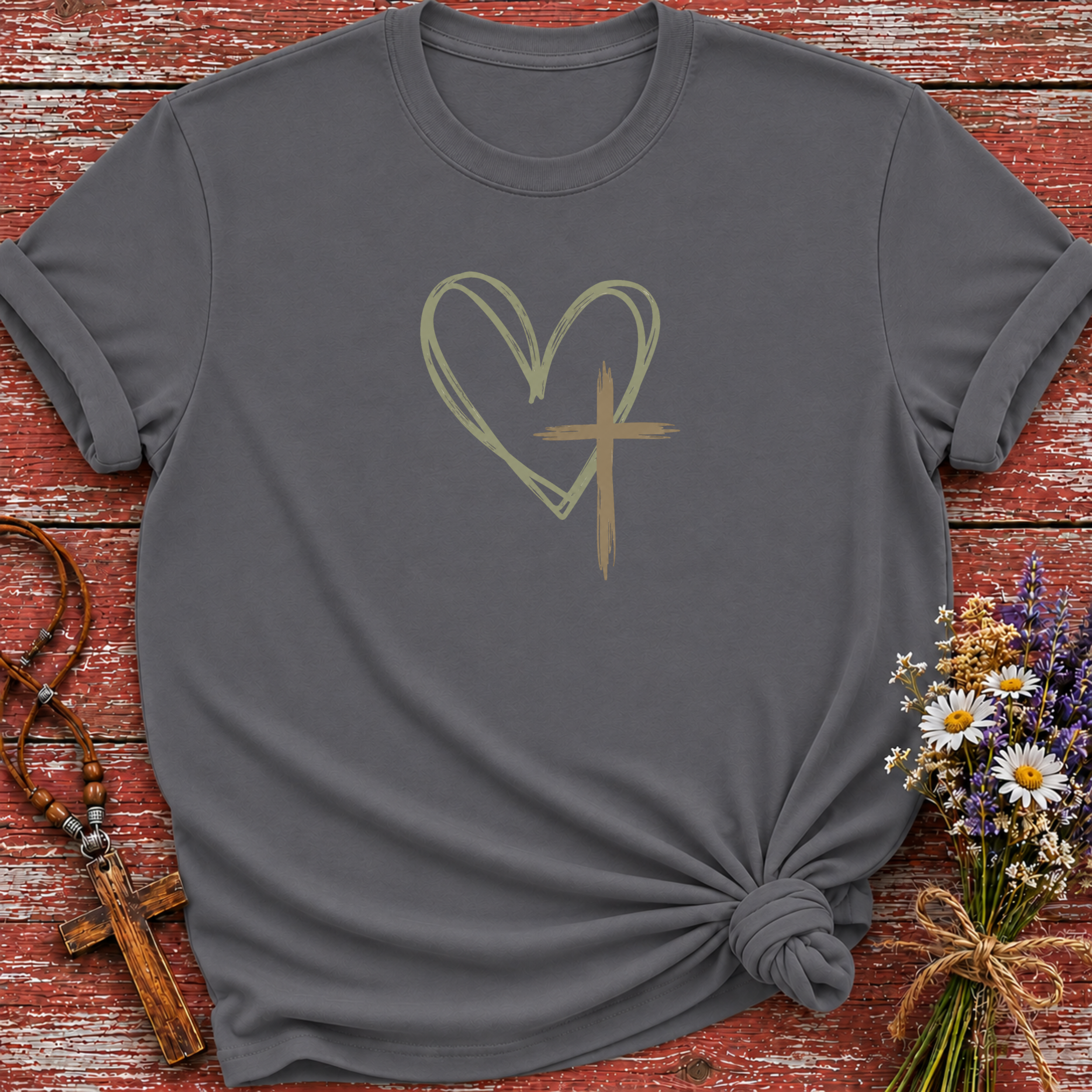 Heart Cross T-Shirt