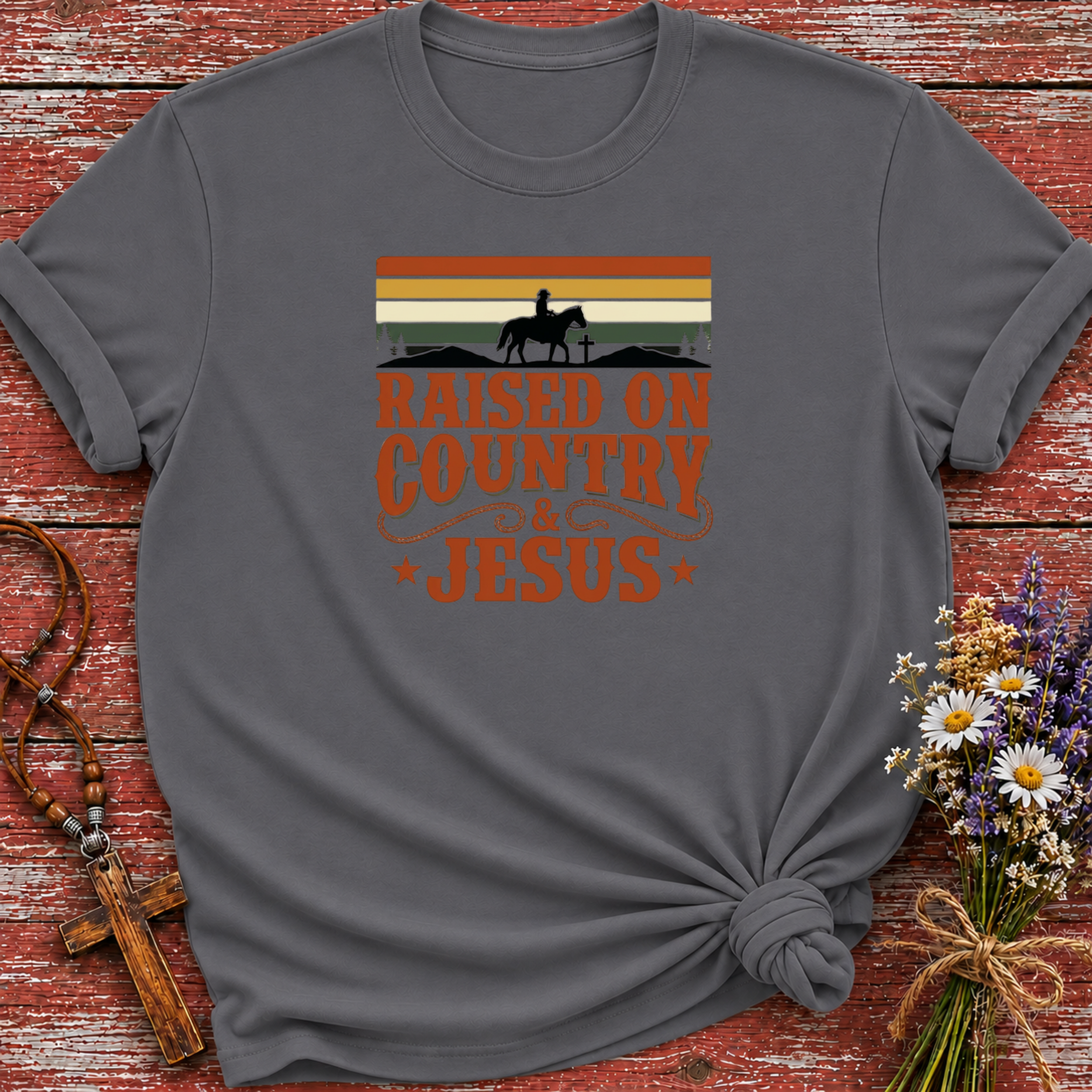 Raised on Country & Jesus T-Shirt