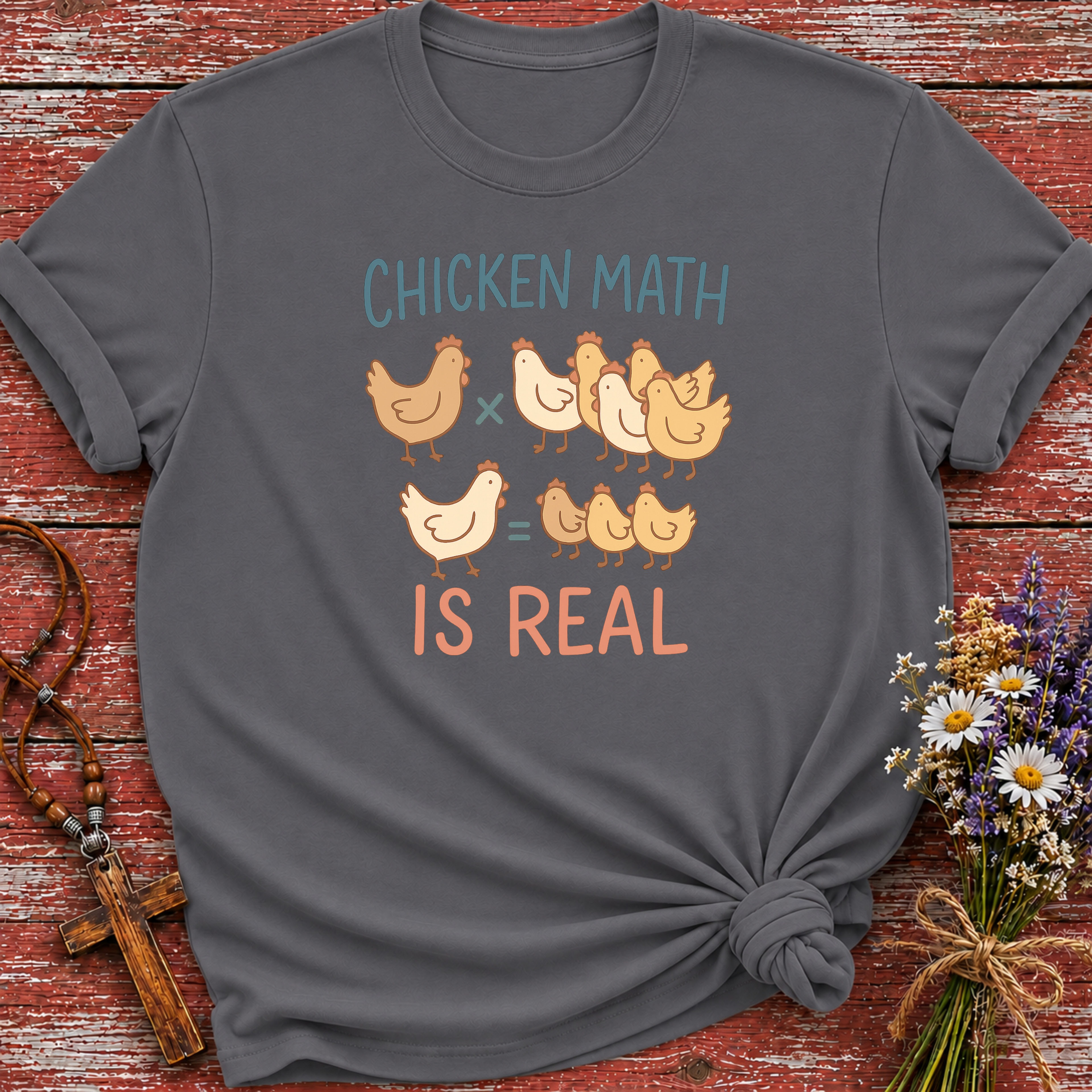 Chicken Math is Real T-Shirt