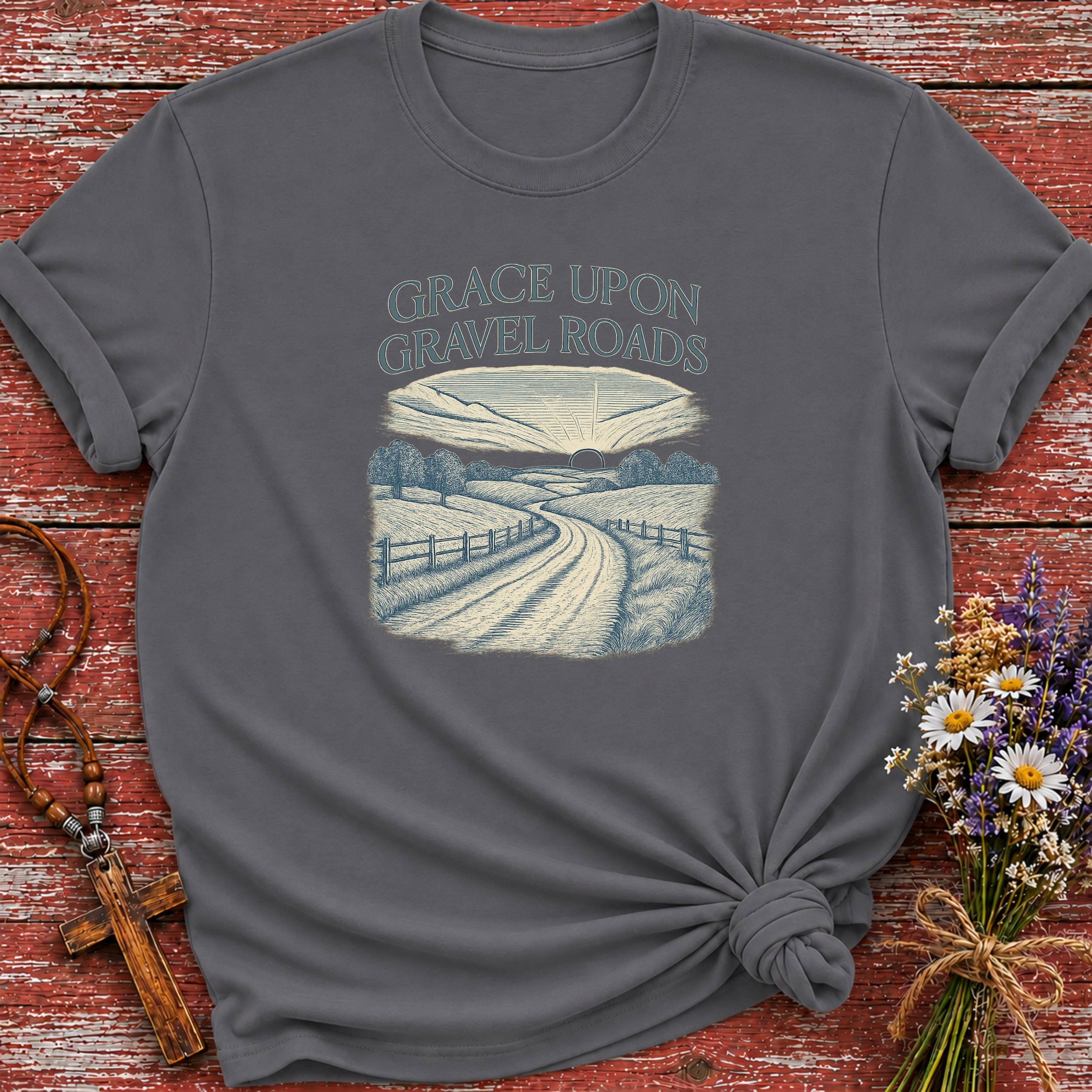 Grace Upon Gravel Roads T-Shirt