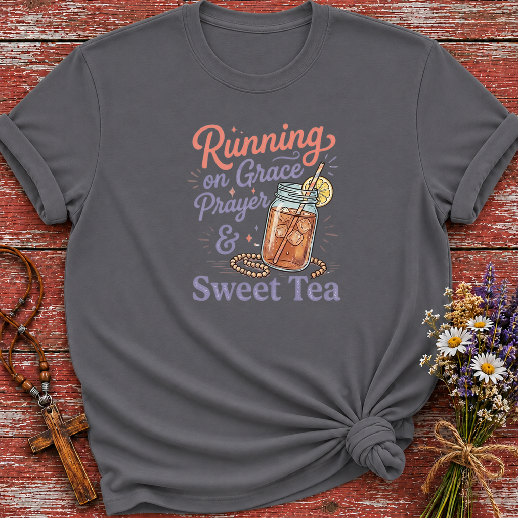 Running on Prayer & Sweet Tea T-Shirt