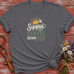 Sippin Coffe Seekin Jesus T-Shirt
