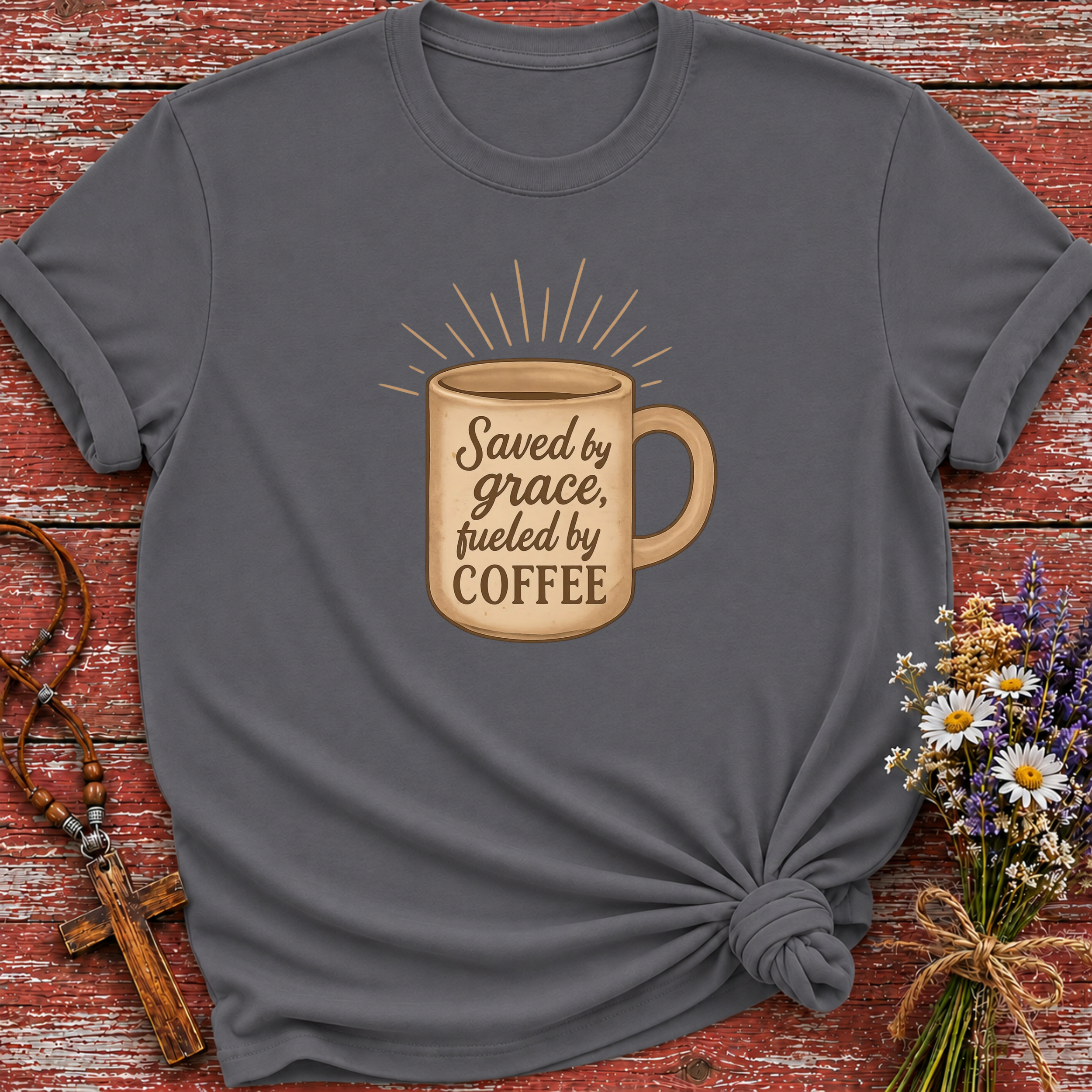 Save By Grace Fueled By Coffee T-Shirt