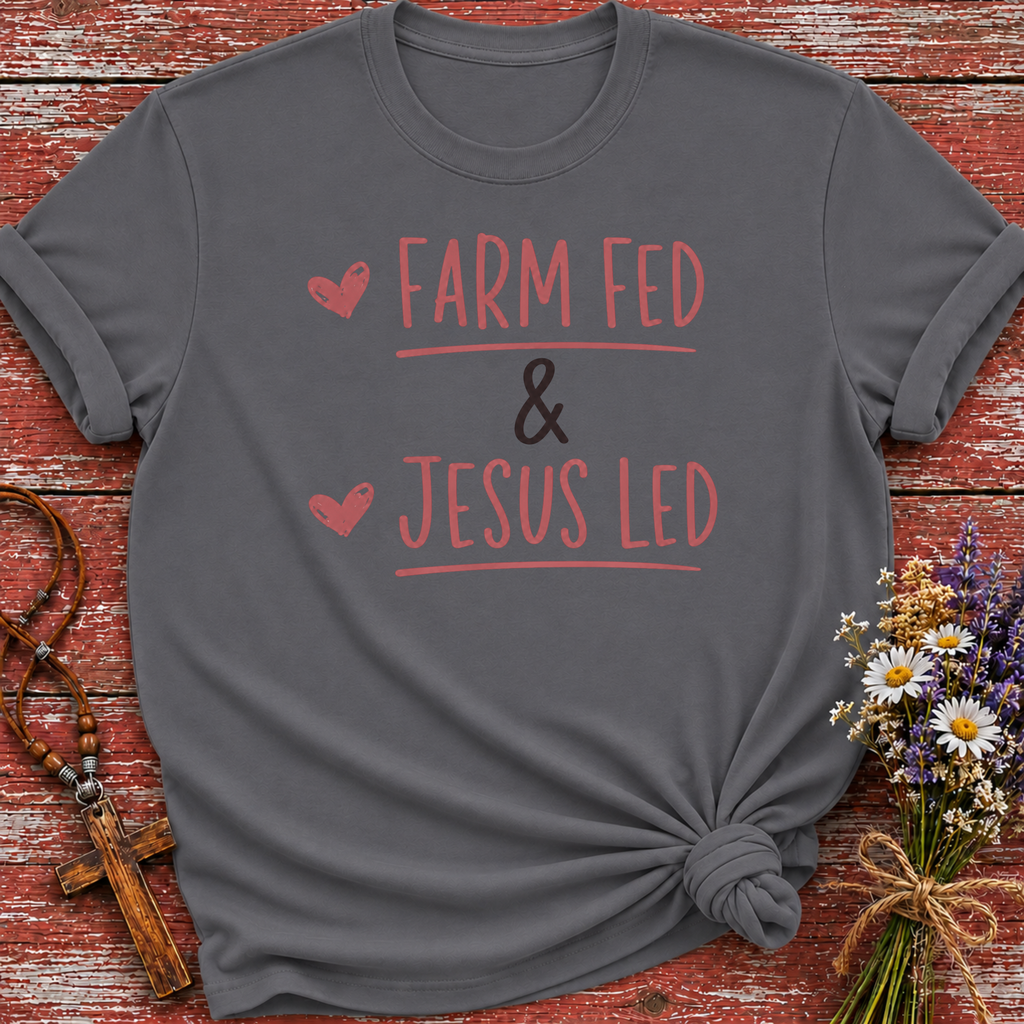 Farm Fed & Jesus Led T-Shirt