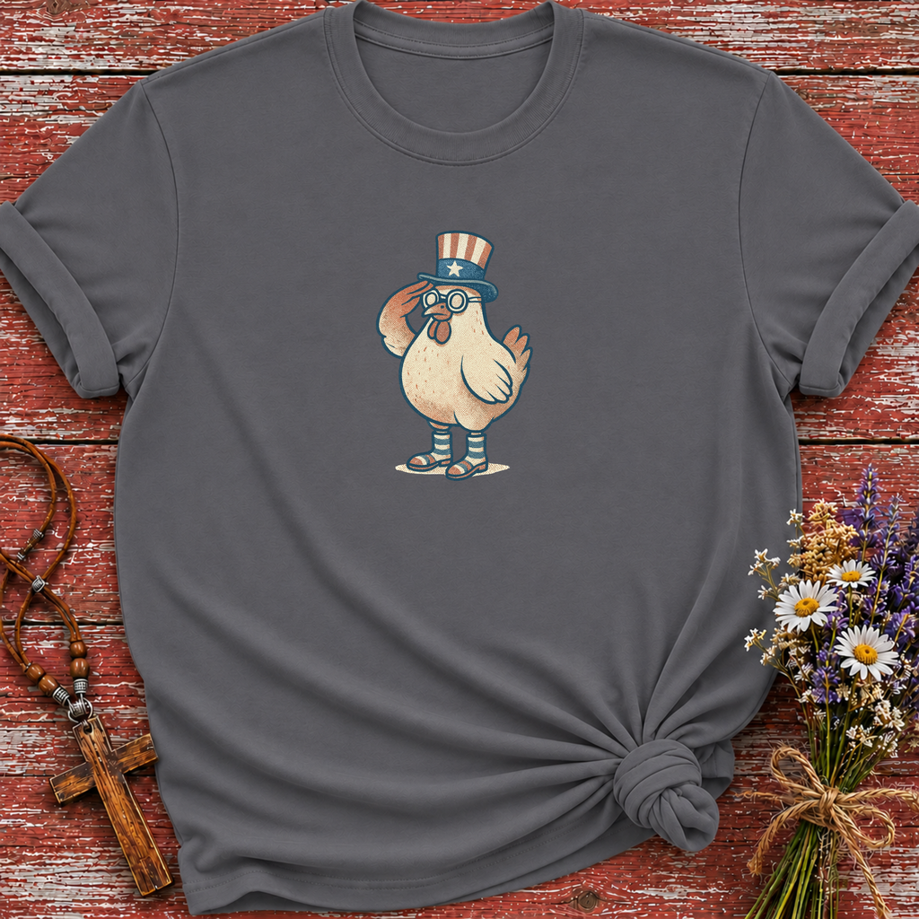Patriotic Chicken T-Shirt