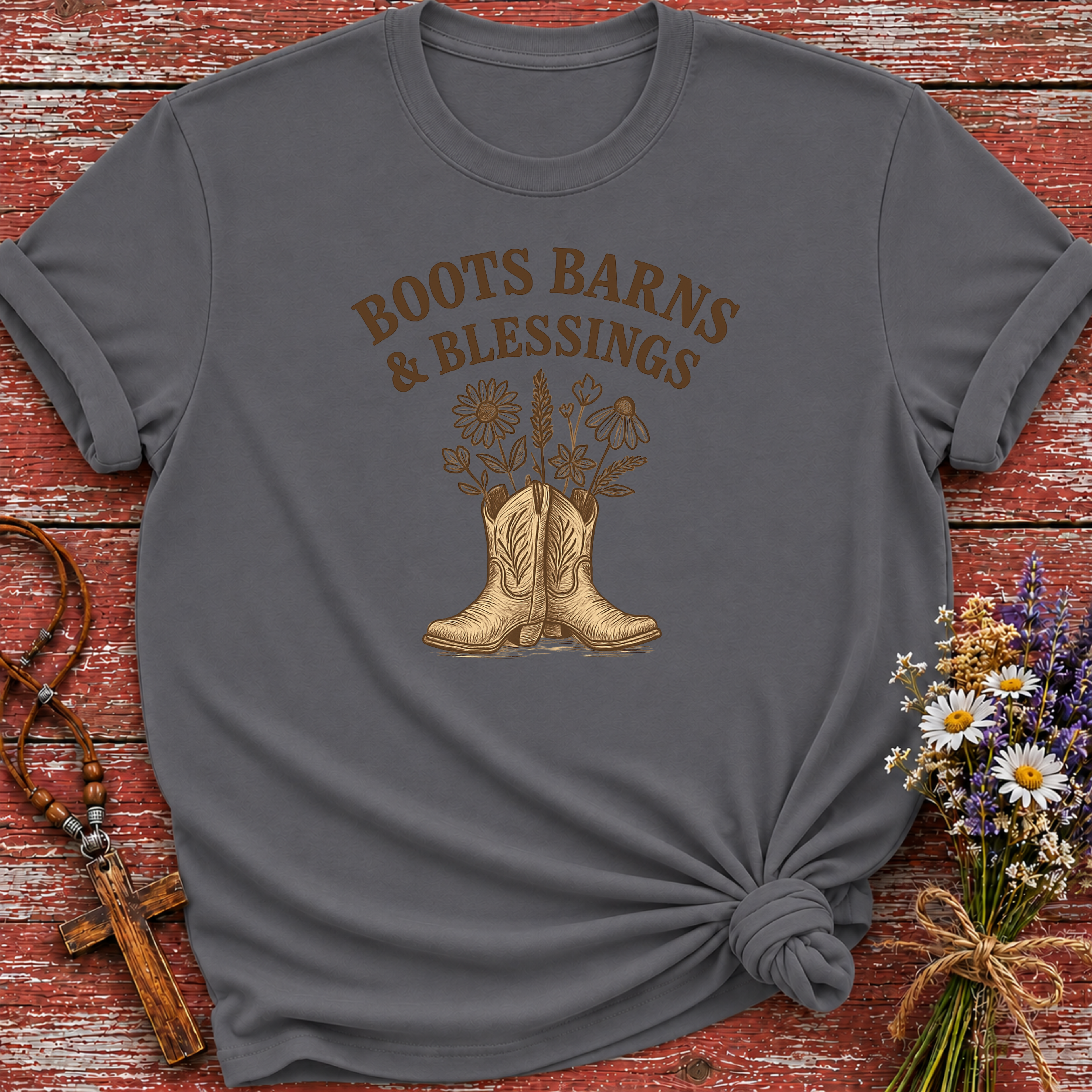 Boots Barns and Blessings T-Shirt