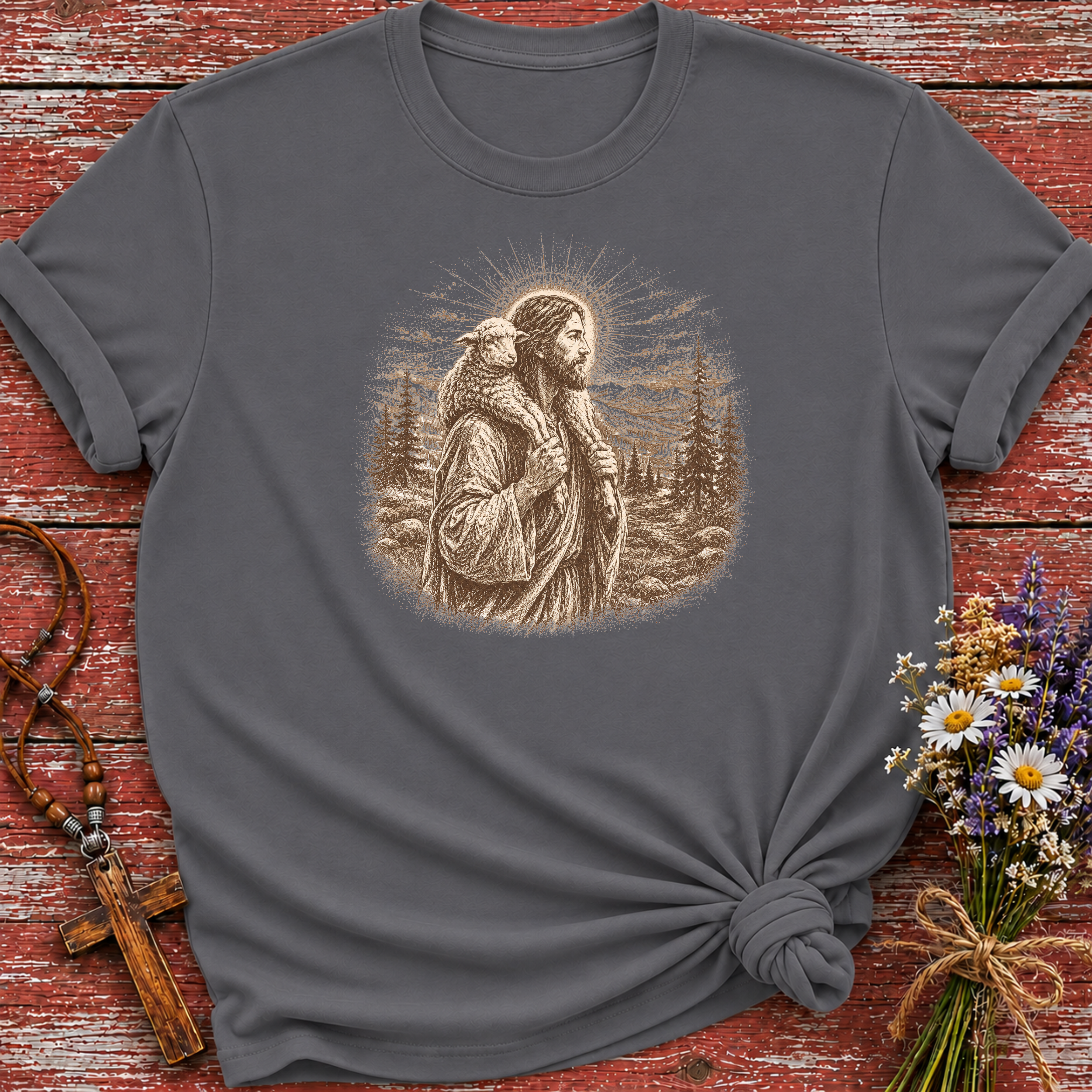 Jesus With Lamb T-Shirt