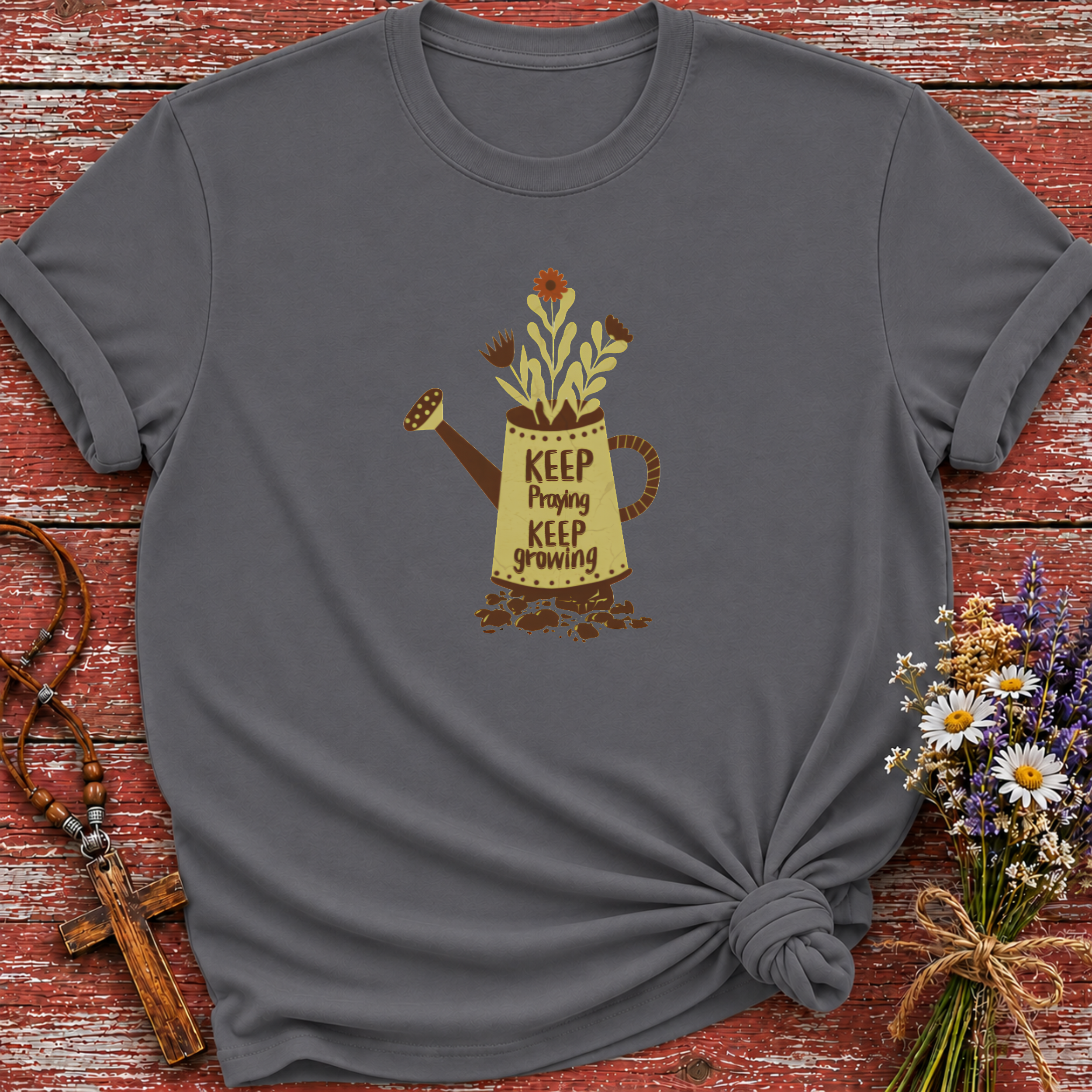 Keep Praying Keep Growing T-Shirt