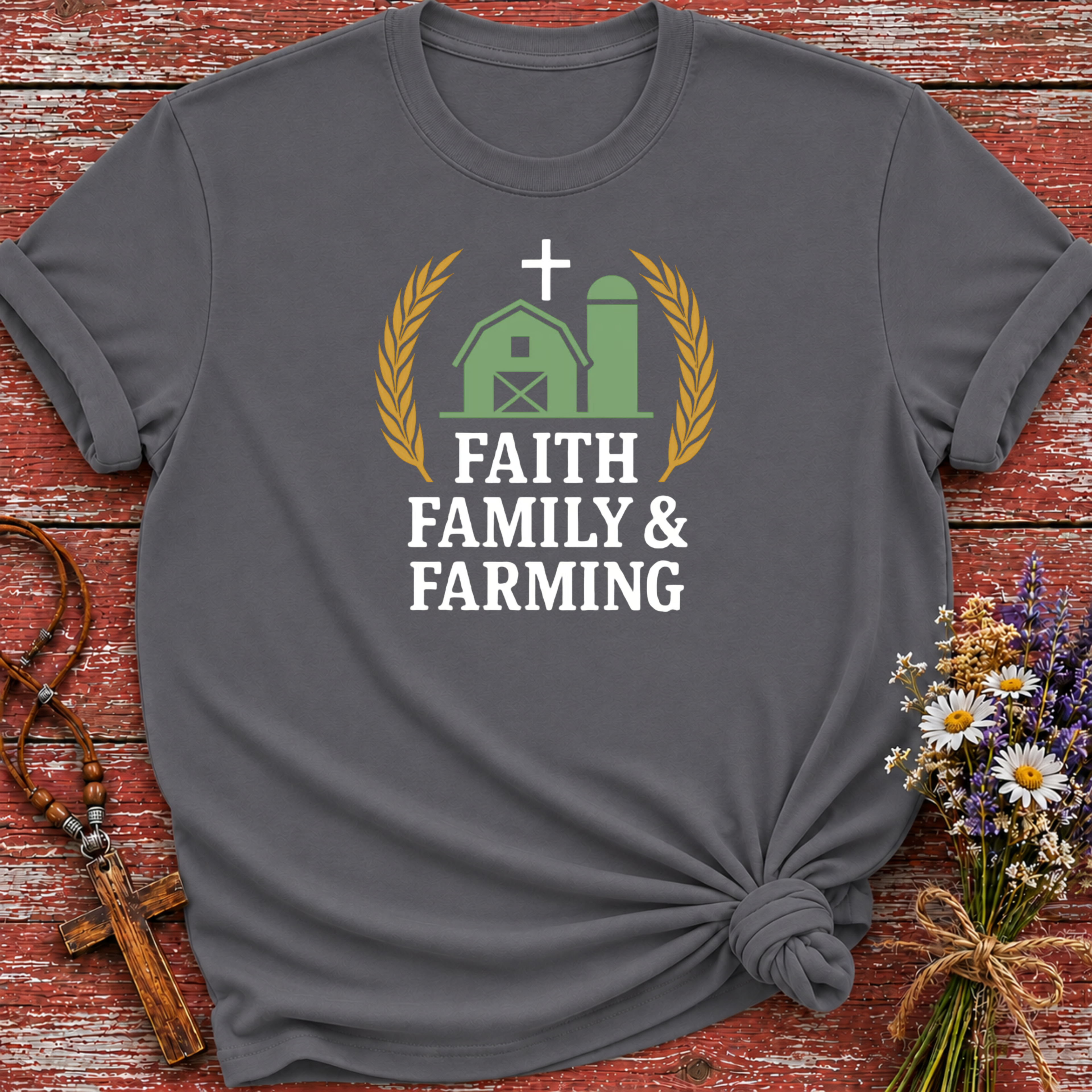 Faith Family Farming 2 T-Shirt