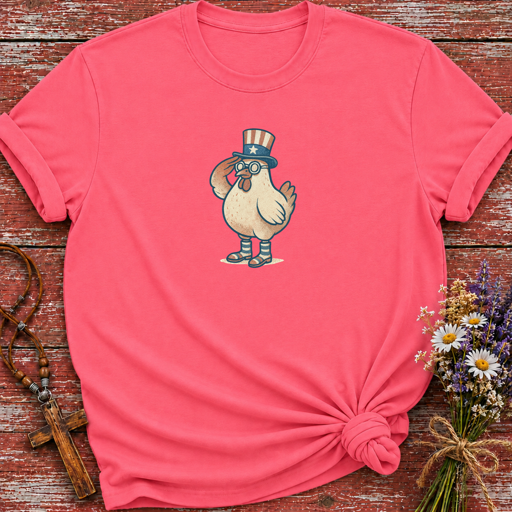 Patriotic Chicken T-Shirt