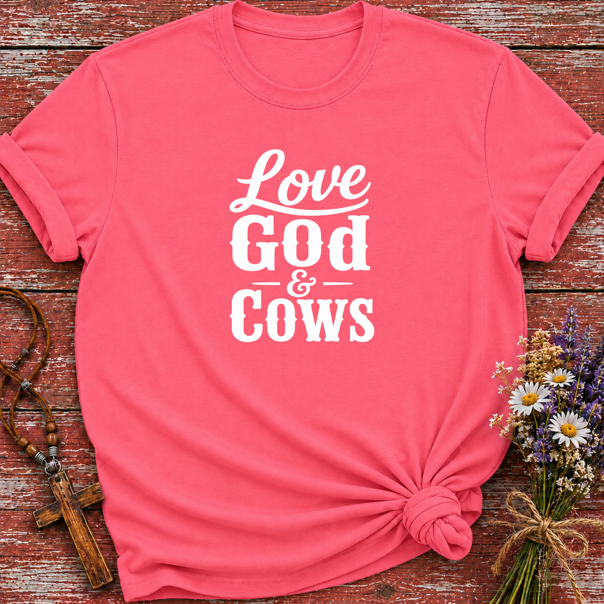 Love God & Cows T-Shirt