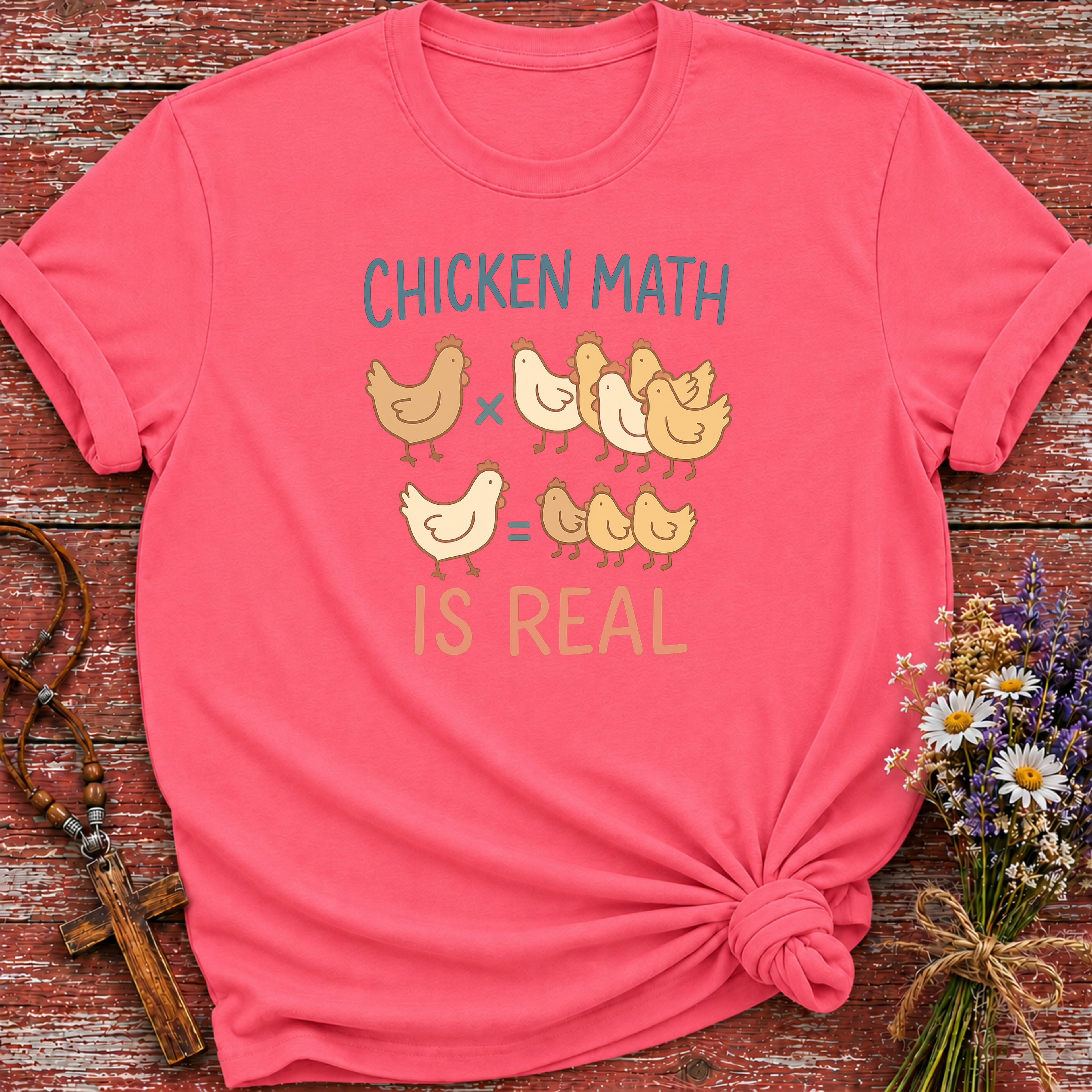 Chicken Math is Real T-Shirt