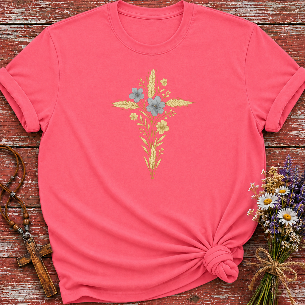 Wheat Cross T-Shirt