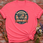 Patriotic Highland 4th of July T-Shirt