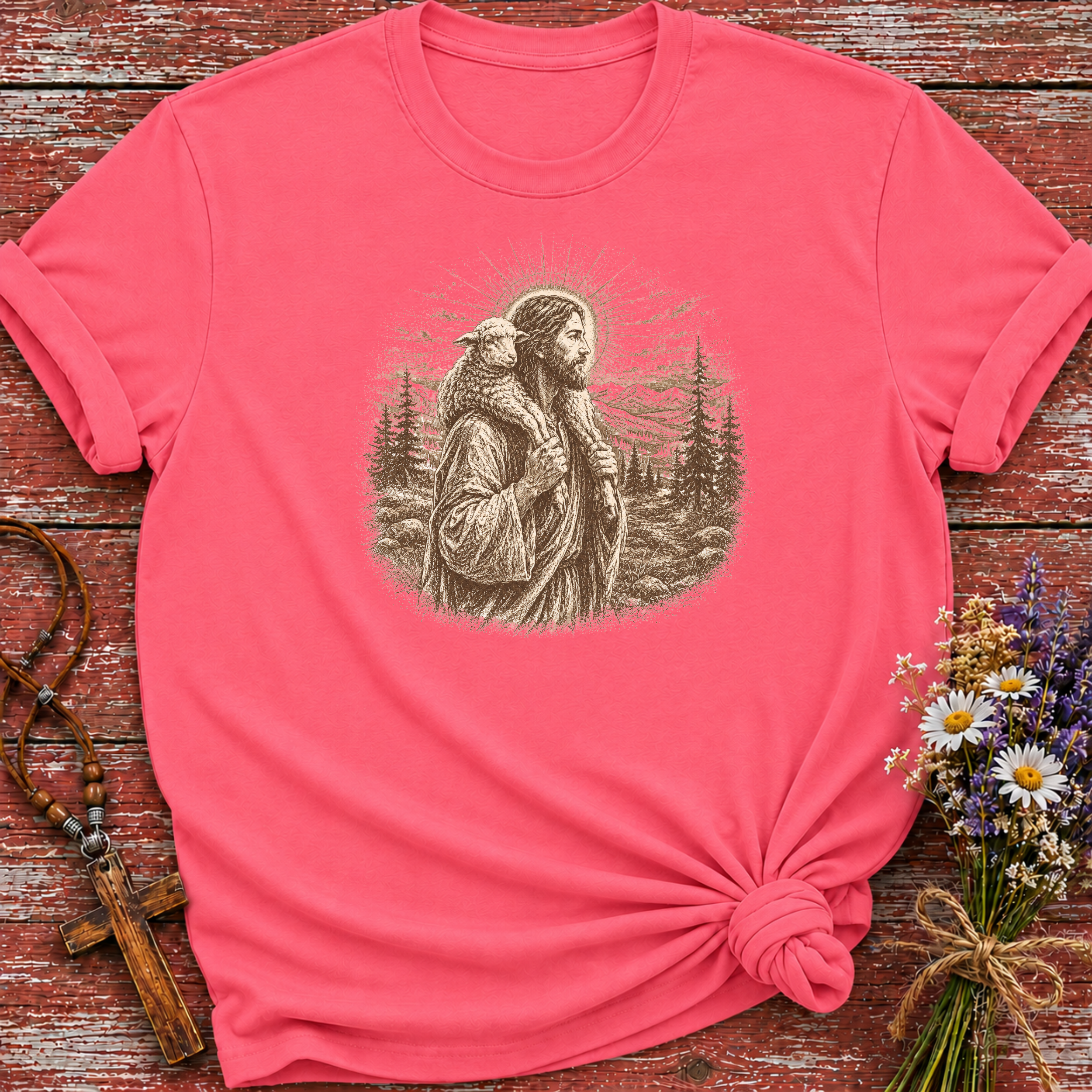 Jesus With Lamb T-Shirt