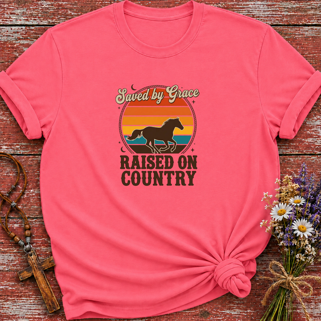 Saved By Grace Horse T-Shirt