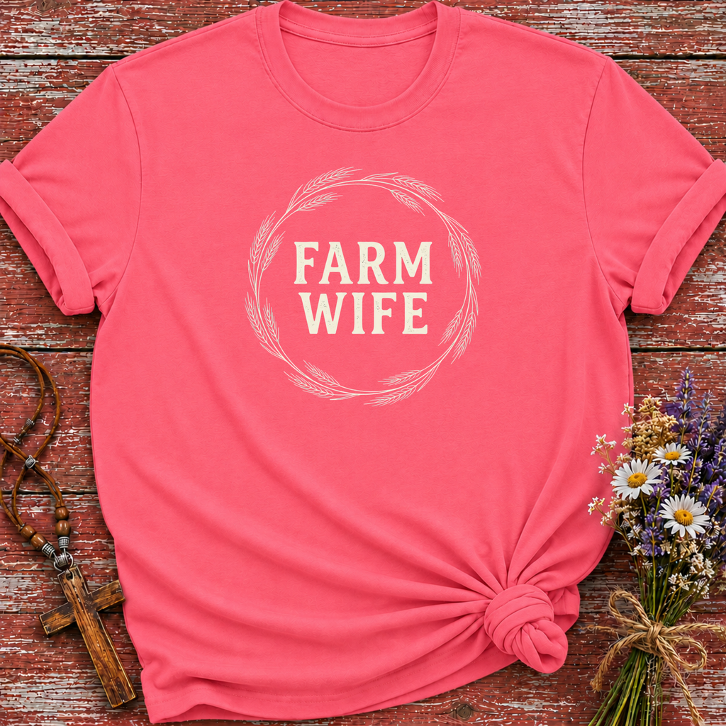 Farm Wife Wreath T-Shirt