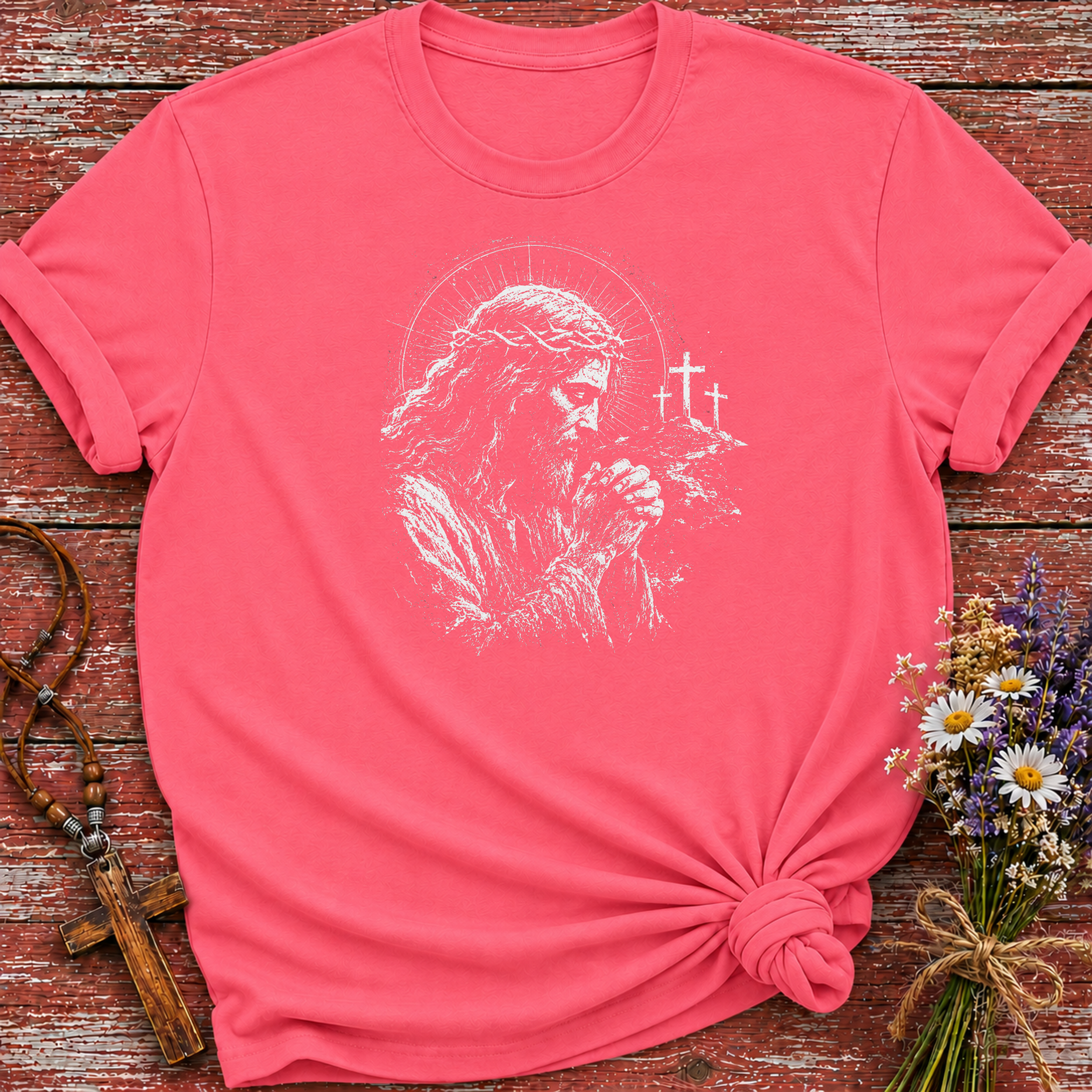Jesus Praying T-Shirt