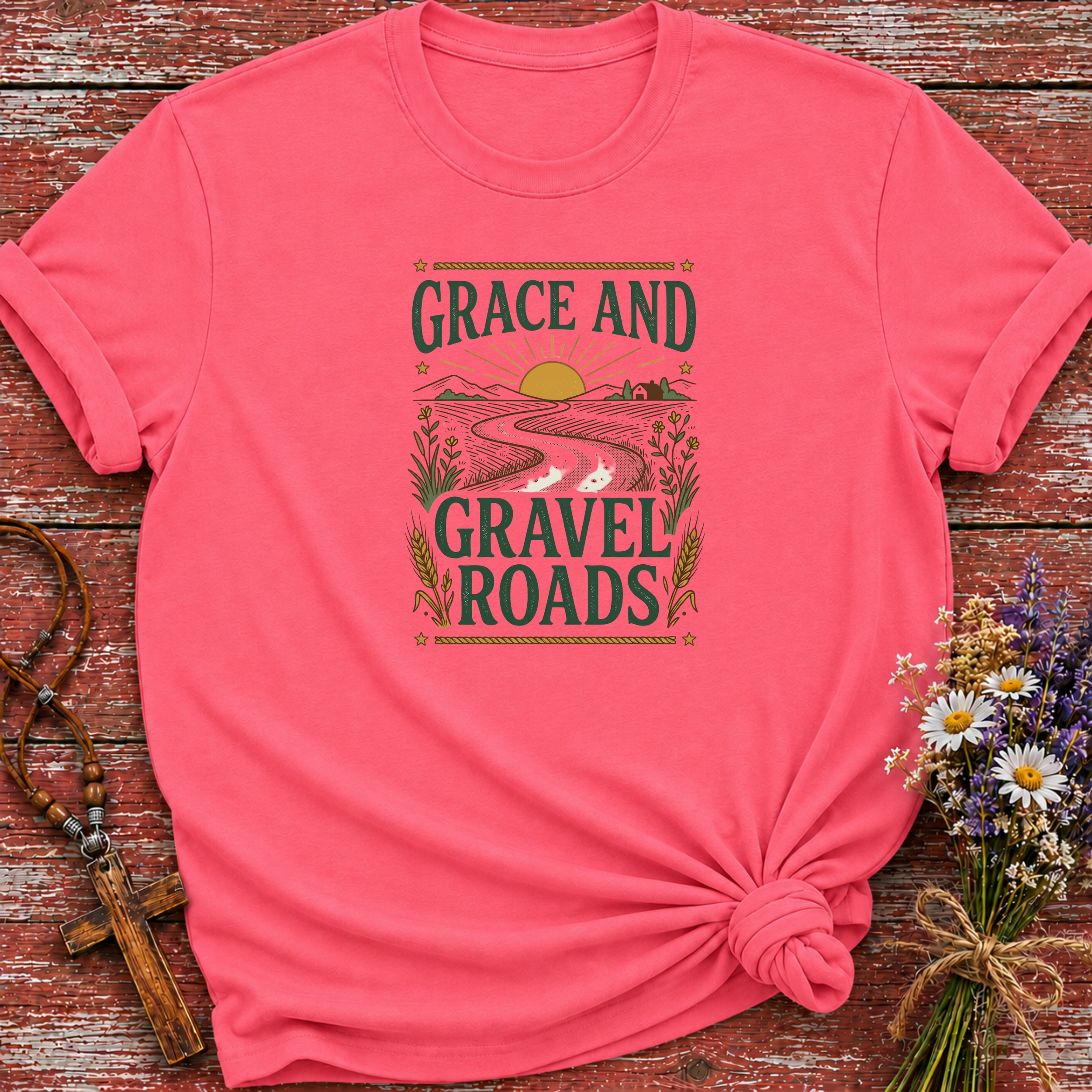 Grace and Gravel Roads T-Shirt