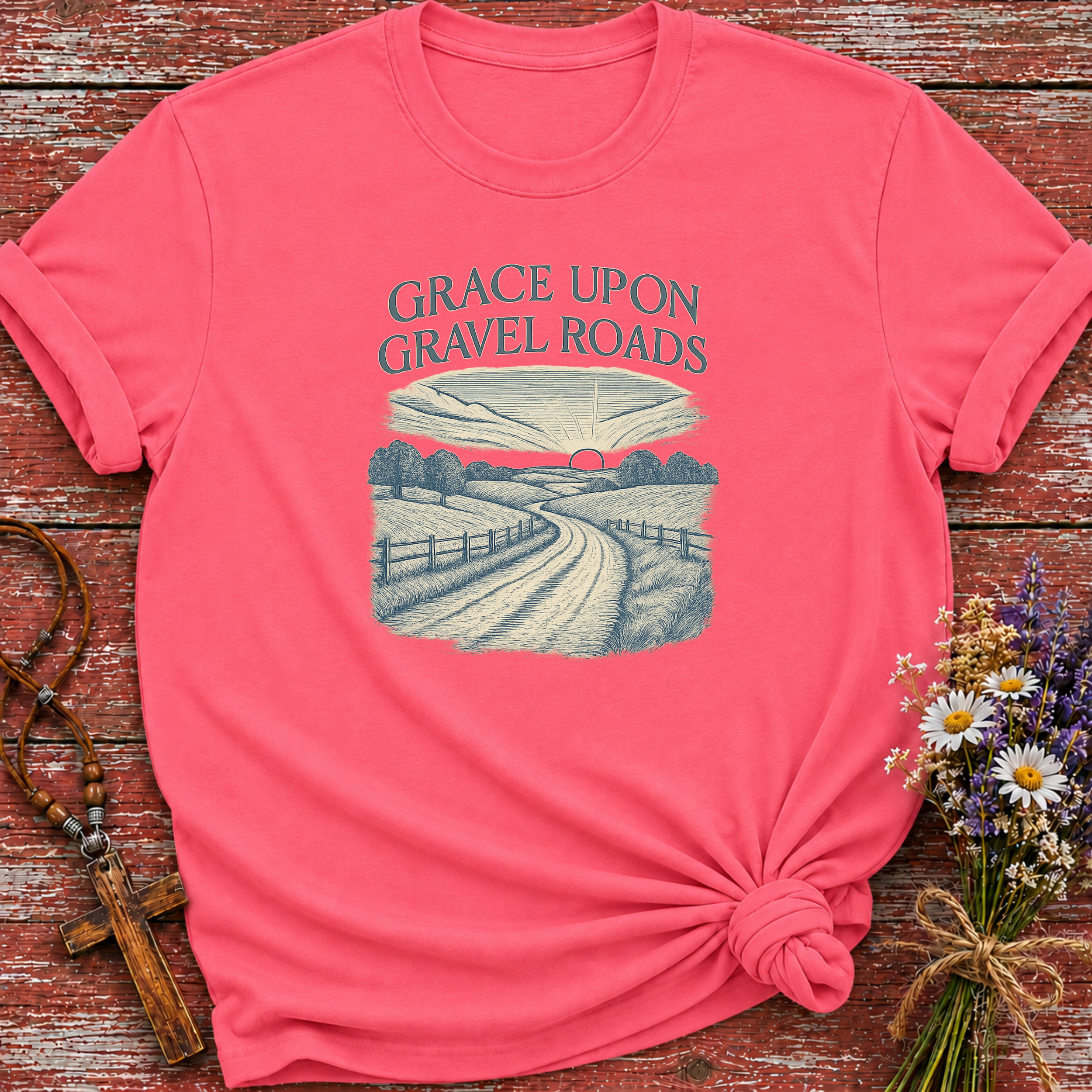 Grace Upon Gravel Roads T-Shirt