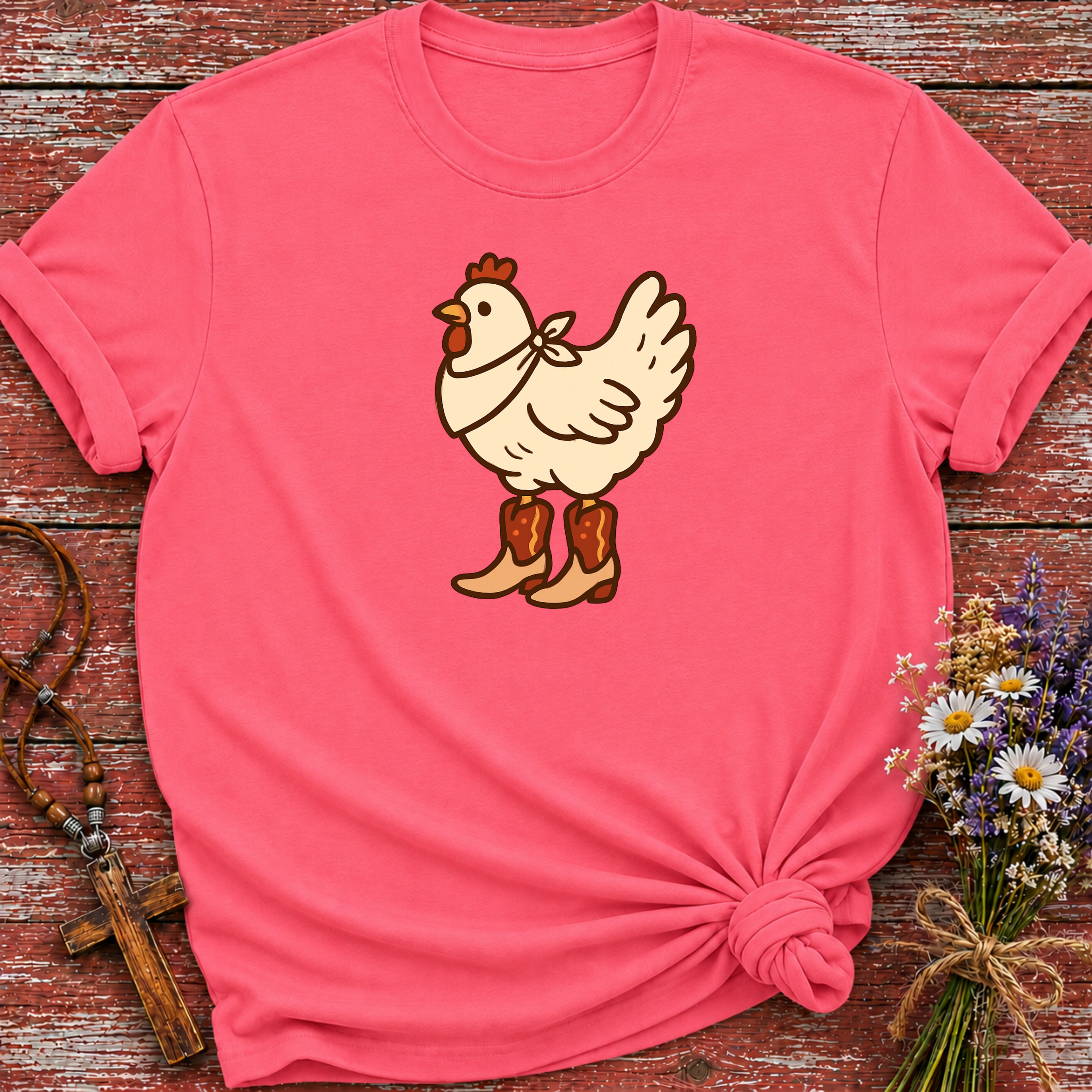 Chicken in Boots T-Shirt
