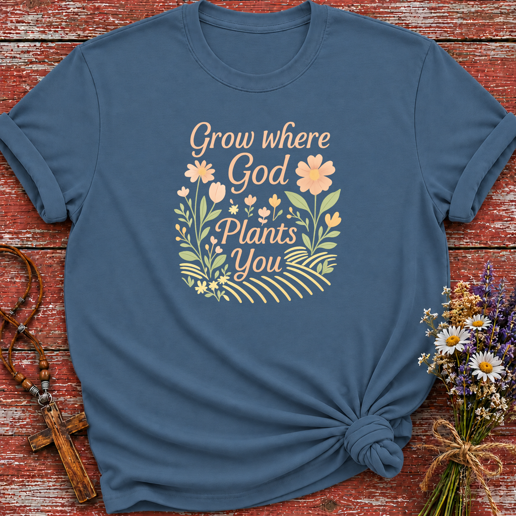 Grow Where God Plants You T-Shirt