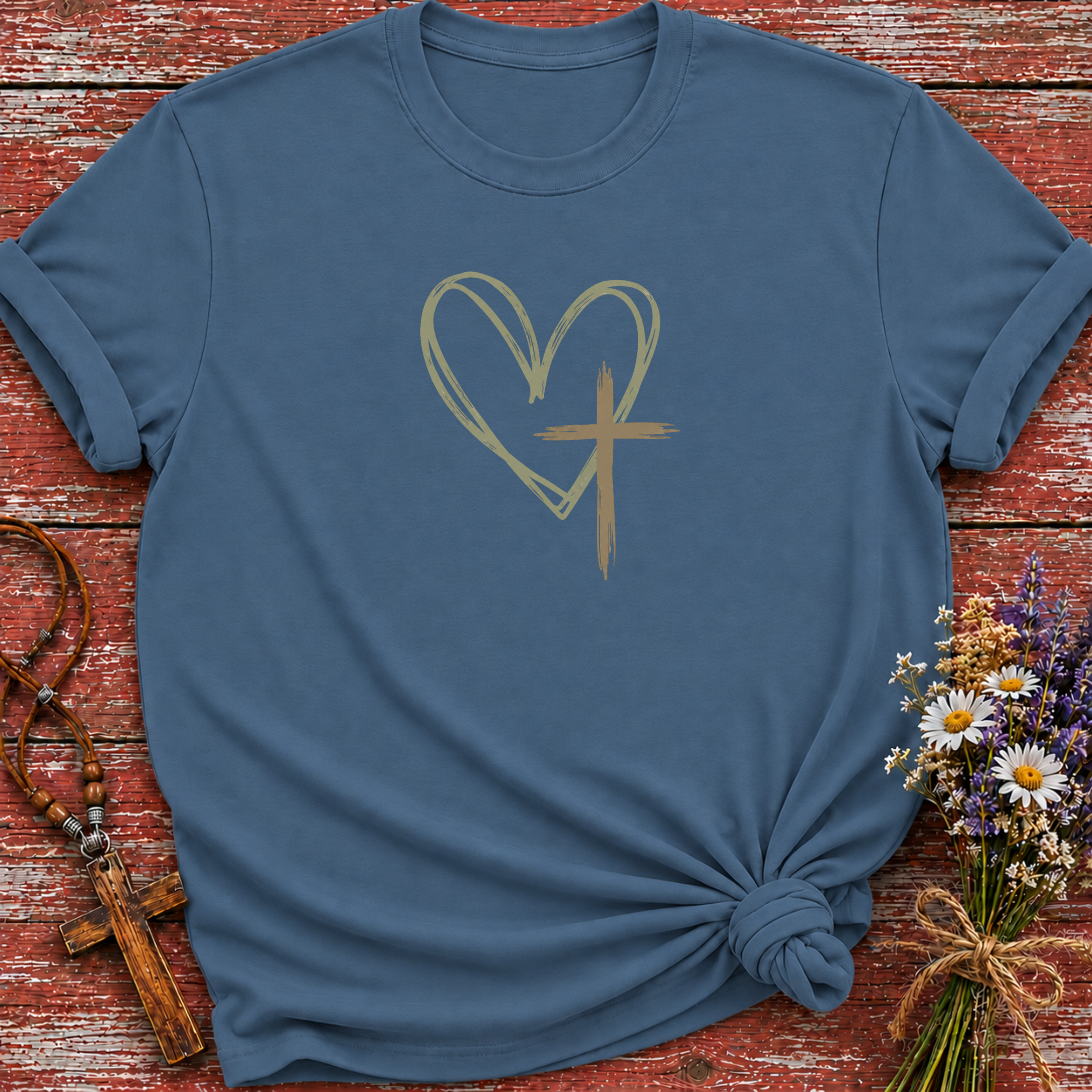Heart Cross T-Shirt
