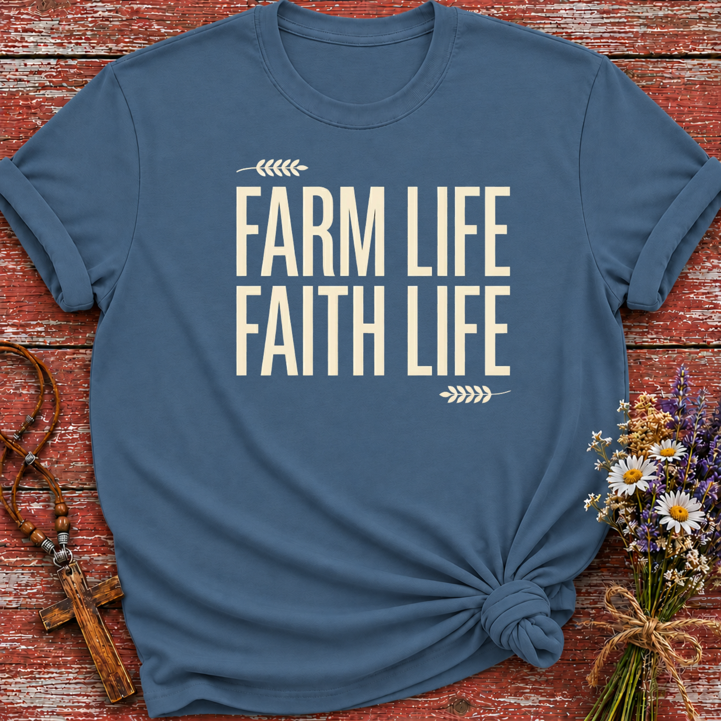 Farm Life Faith Life T-Shirt