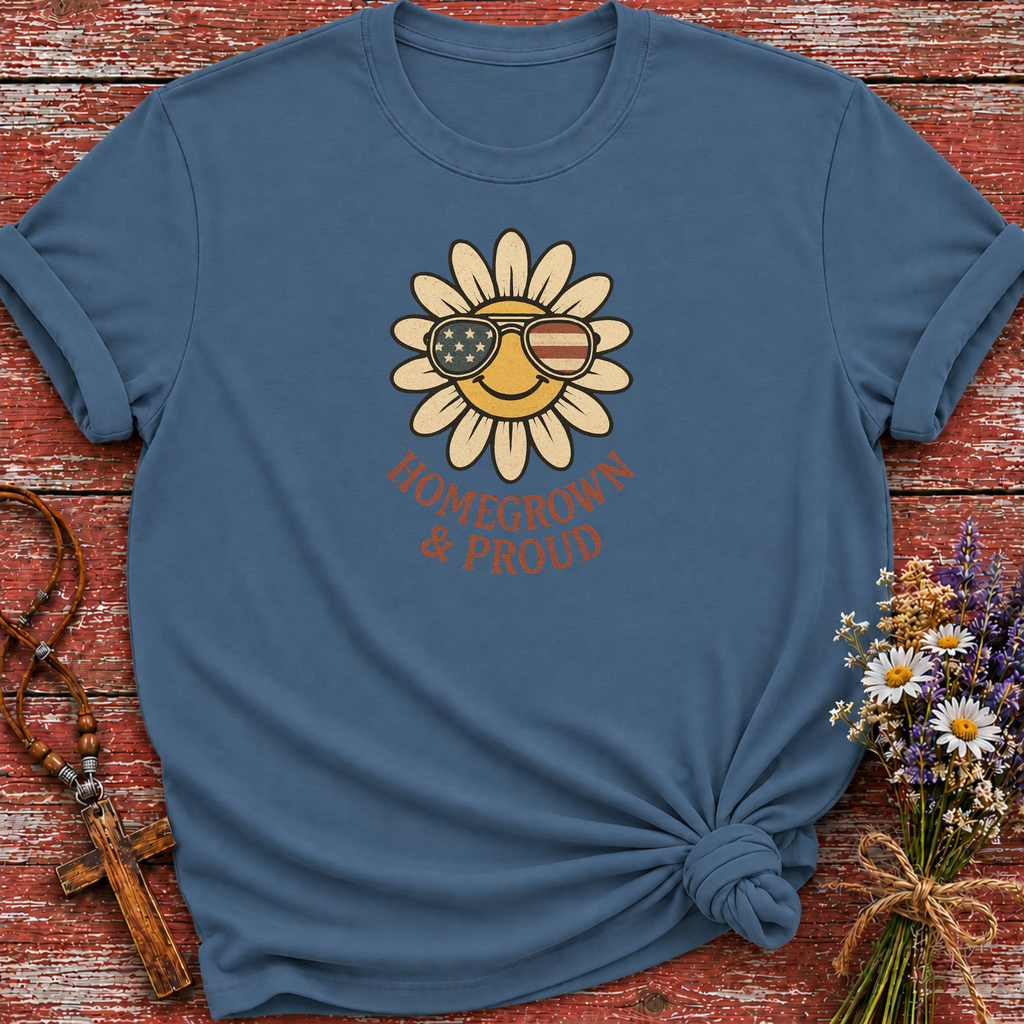 Daisy With USA Flag T-Shirt