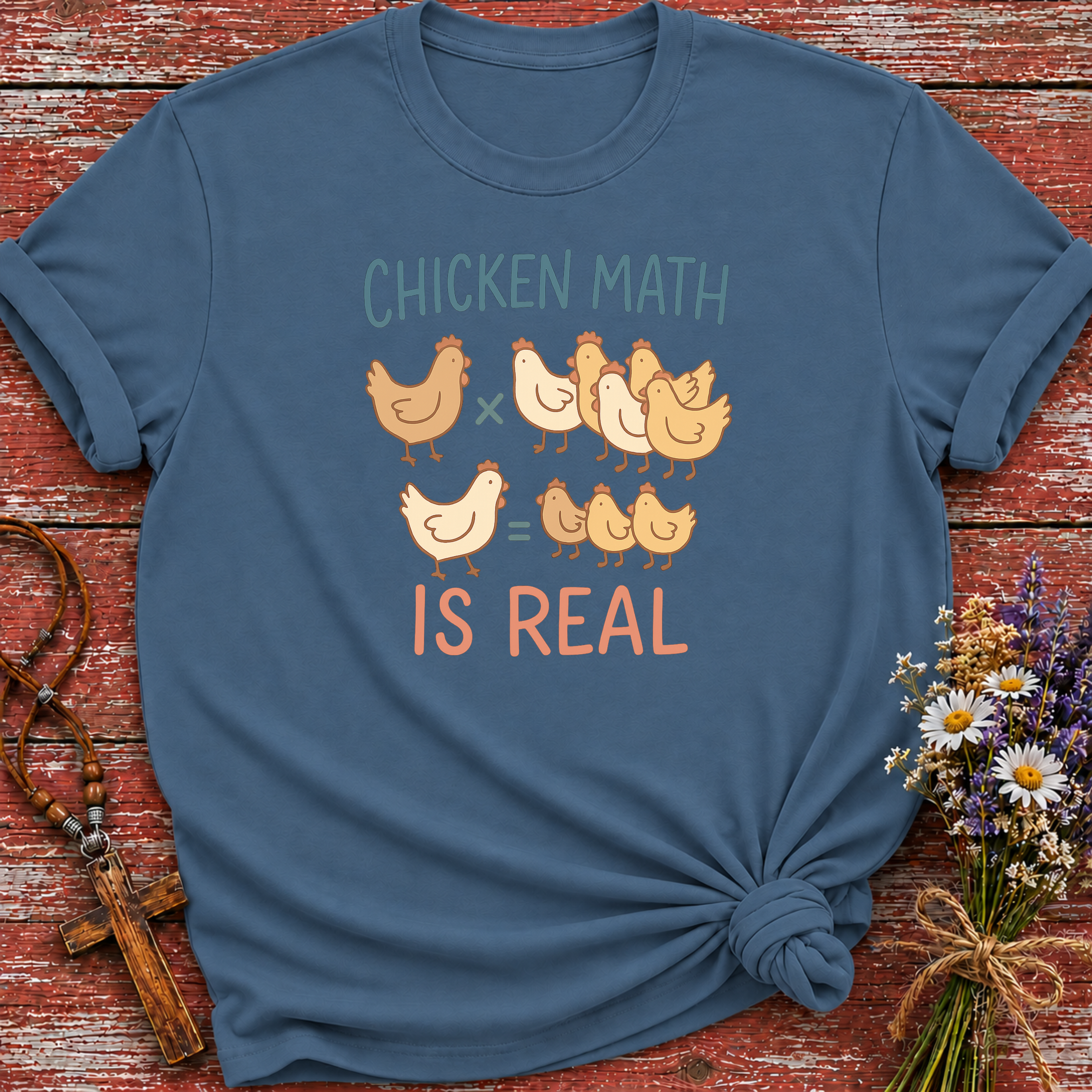 Chicken Math is Real T-Shirt
