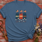 Vintage Mason Jars With USA Flag T-Shirt