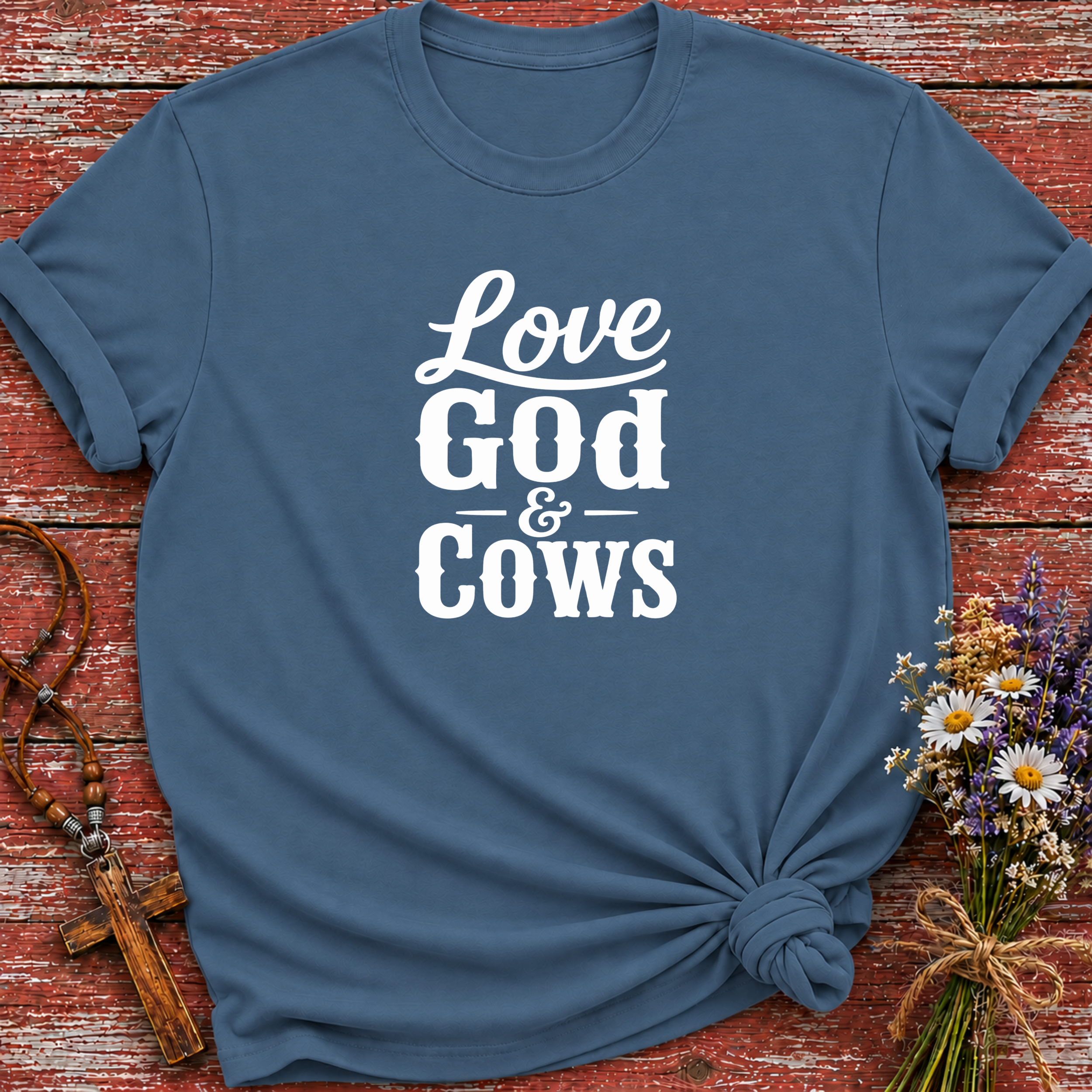 Love God & Cows T-Shirt