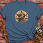 Patriotic Highland Cow T-Shirt