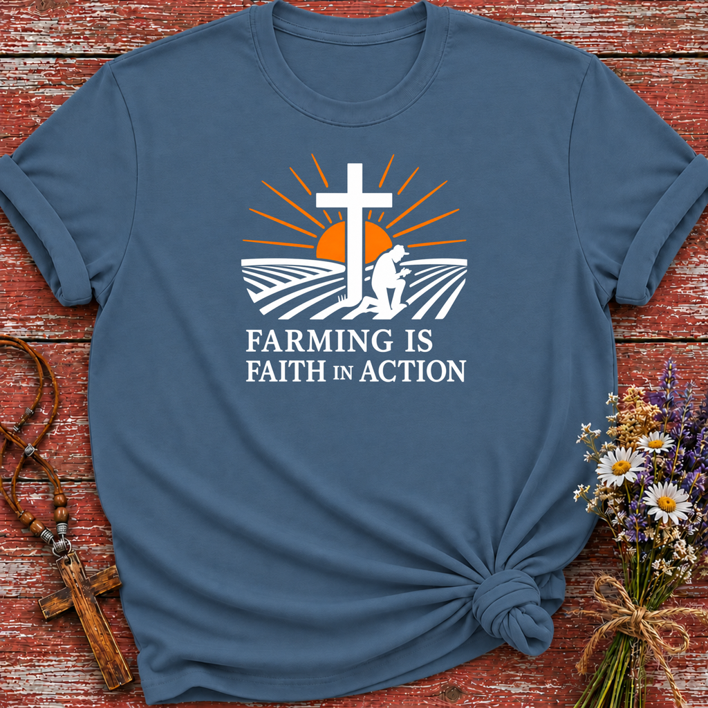 Farming Is Faith In Action T-Shirt