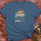 Sippin Coffe Seekin Jesus T-Shirt