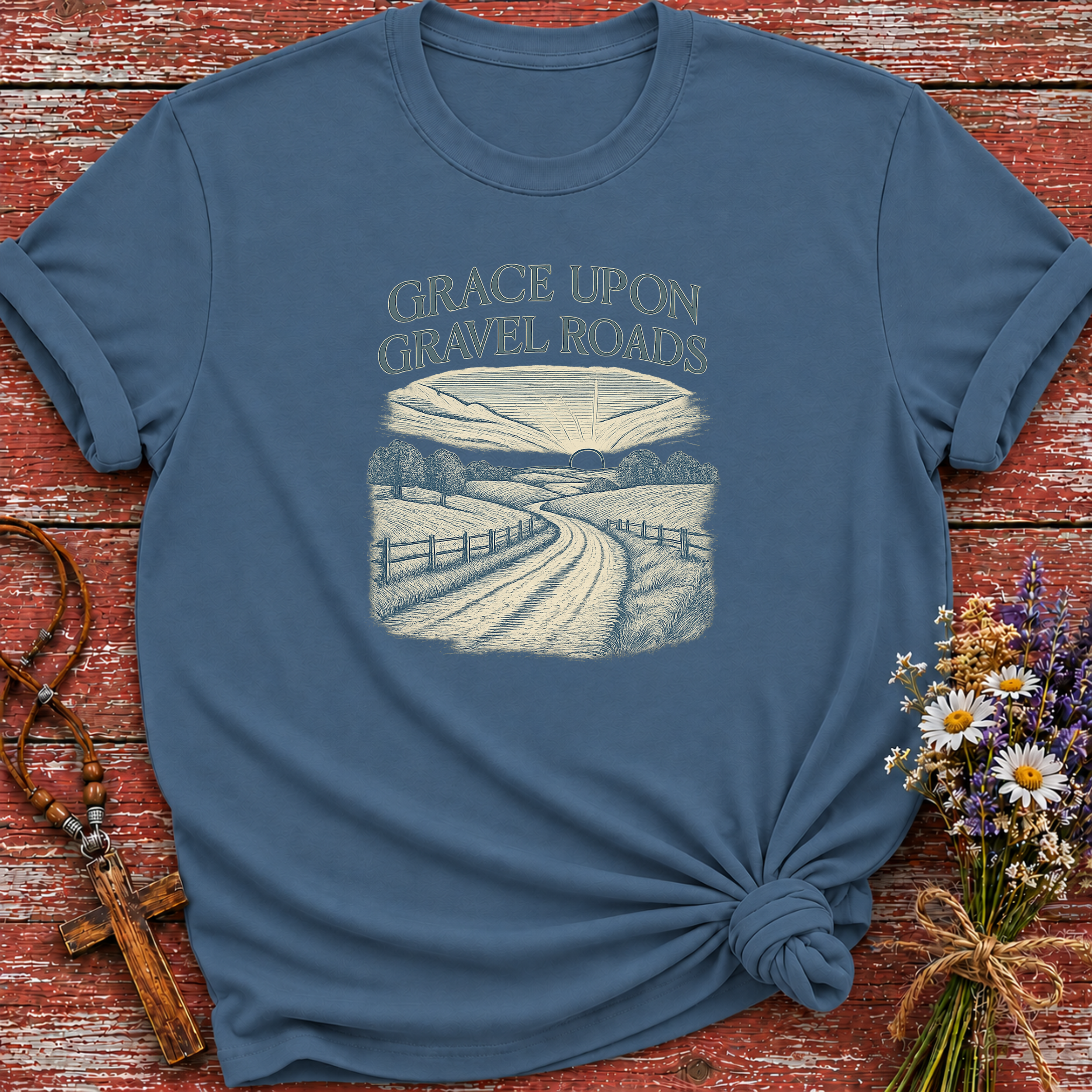 Grace Upon Gravel Roads T-Shirt