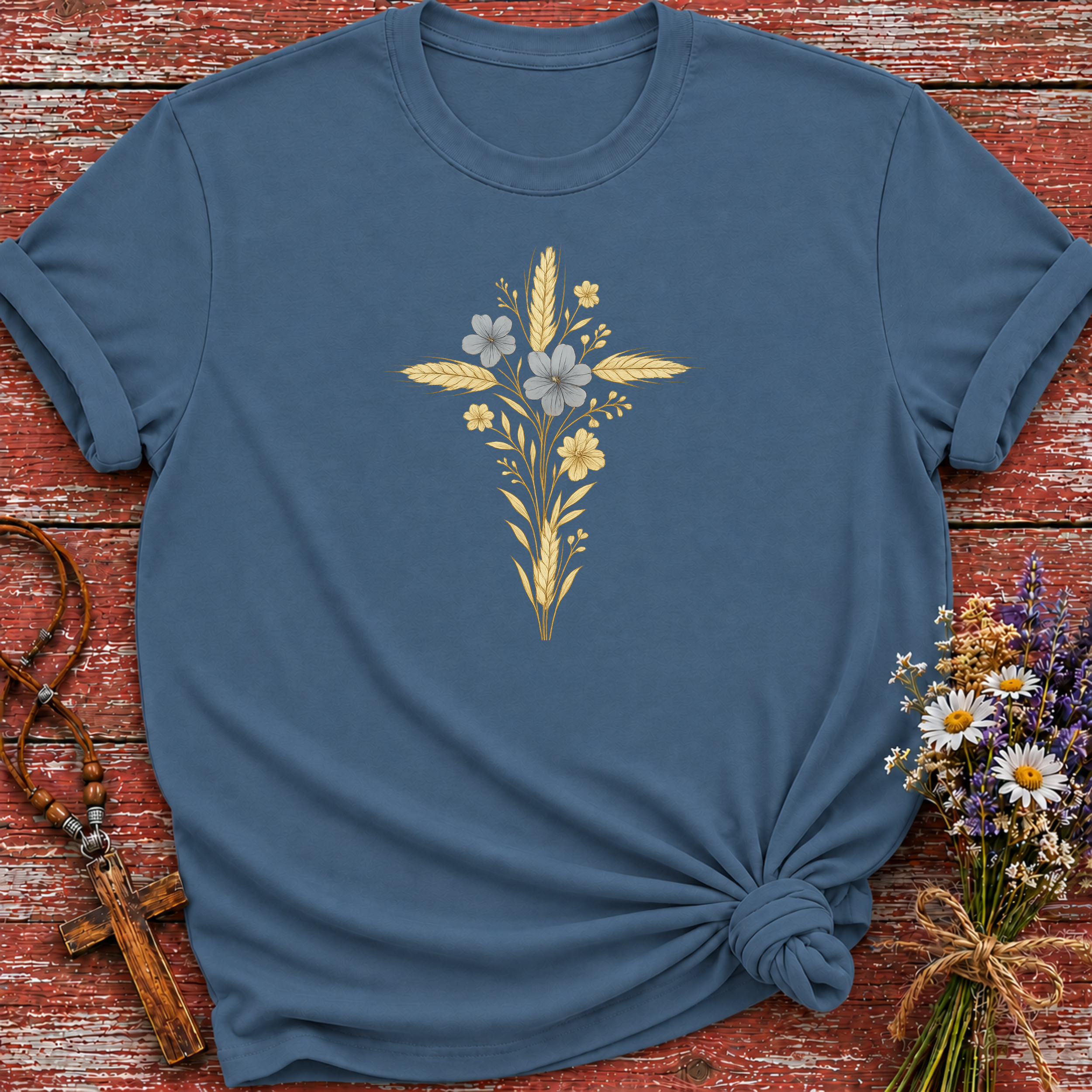 Wheat Cross T-Shirt